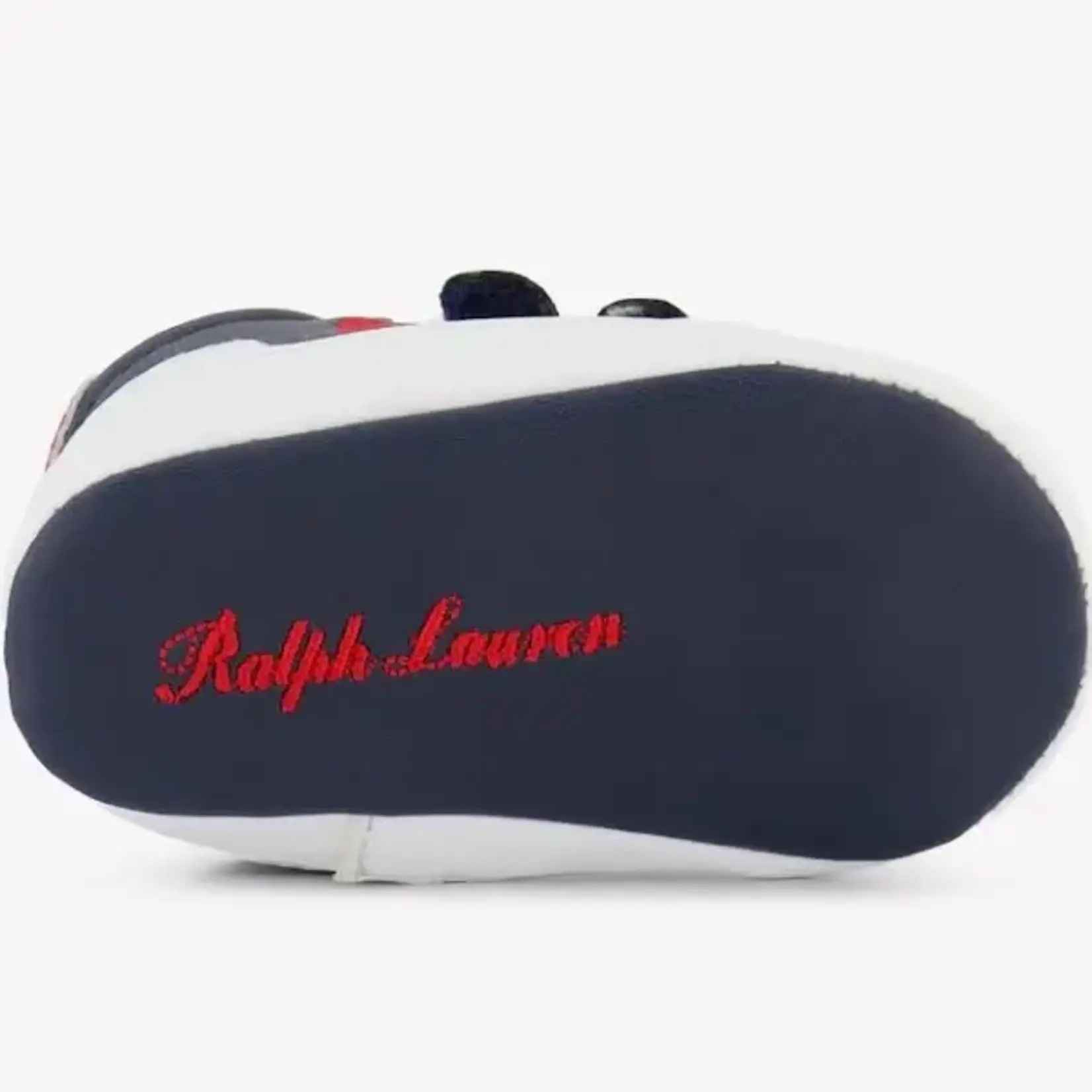 Ralph Lauren HERITAGE COURT II EZ LAYETTE NAVY SMOOTH/RED w/ RED PP