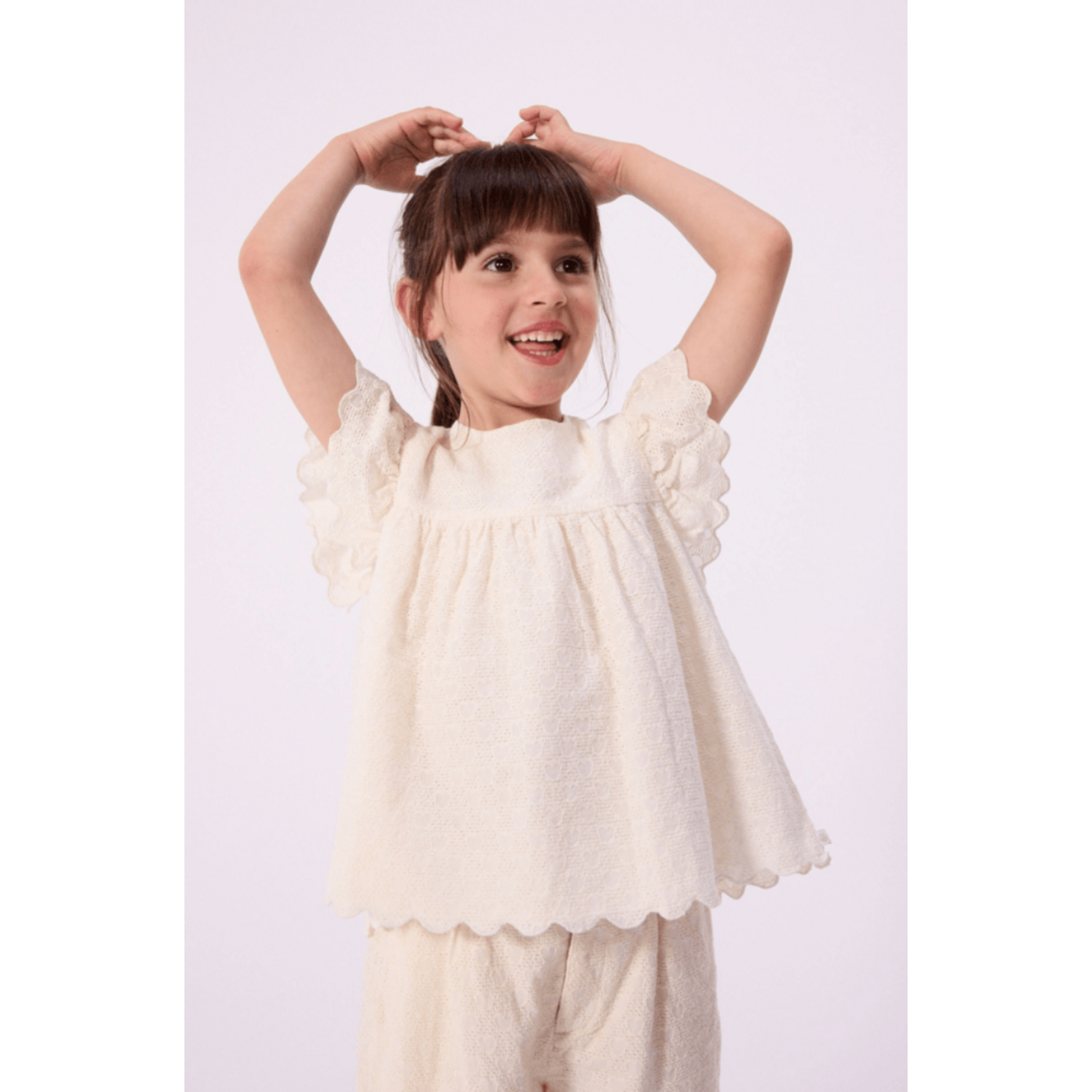 Petit Bateau BLOUSE MARSHMALLOW A0EZN