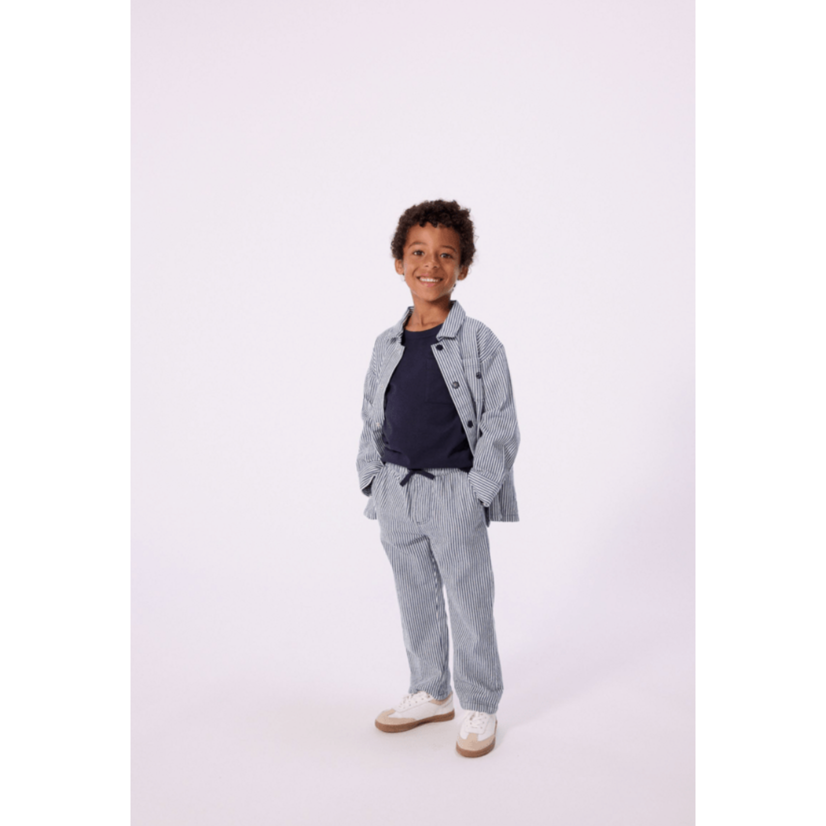 Petit Bateau PANTALON CREPUSCULE/MARSHMALLOW A0F5M