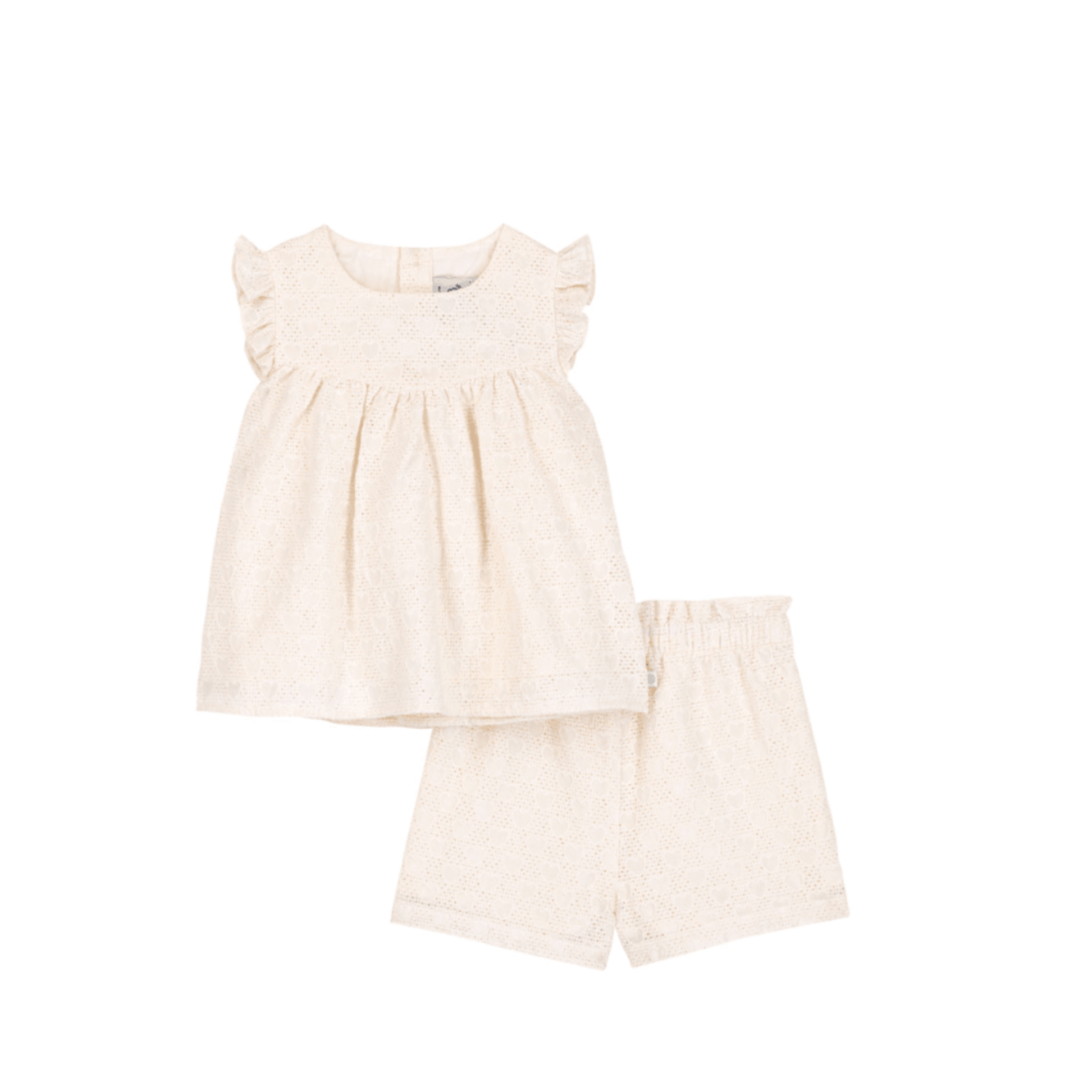 Petit Bateau ENSEMBLE 2P MARSHMALLOW A0FAE