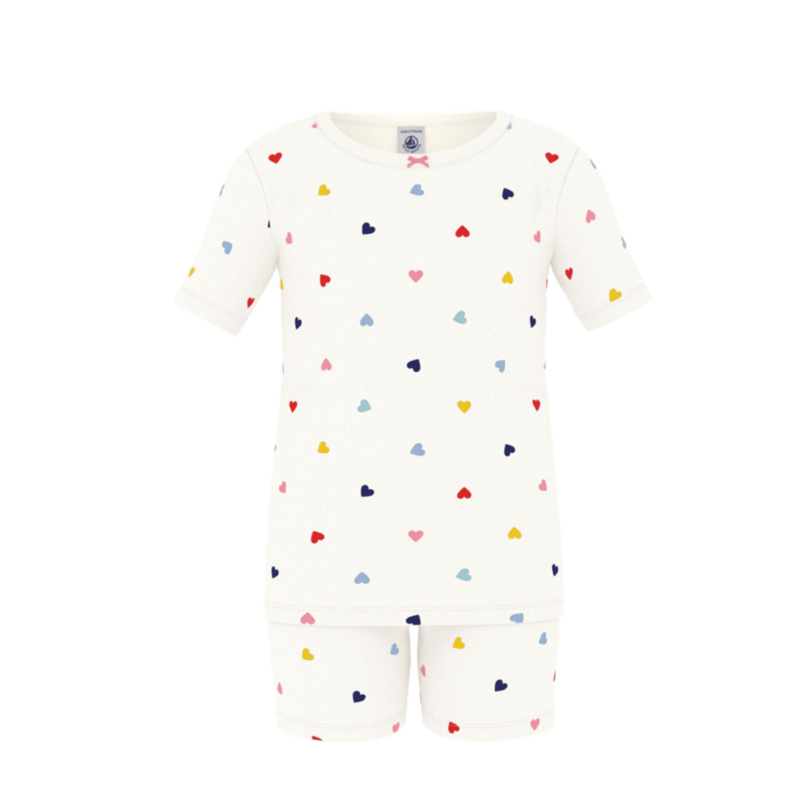 Petit Bateau PYJACOURT MARSHMALLOW/MULTICO A0FV9