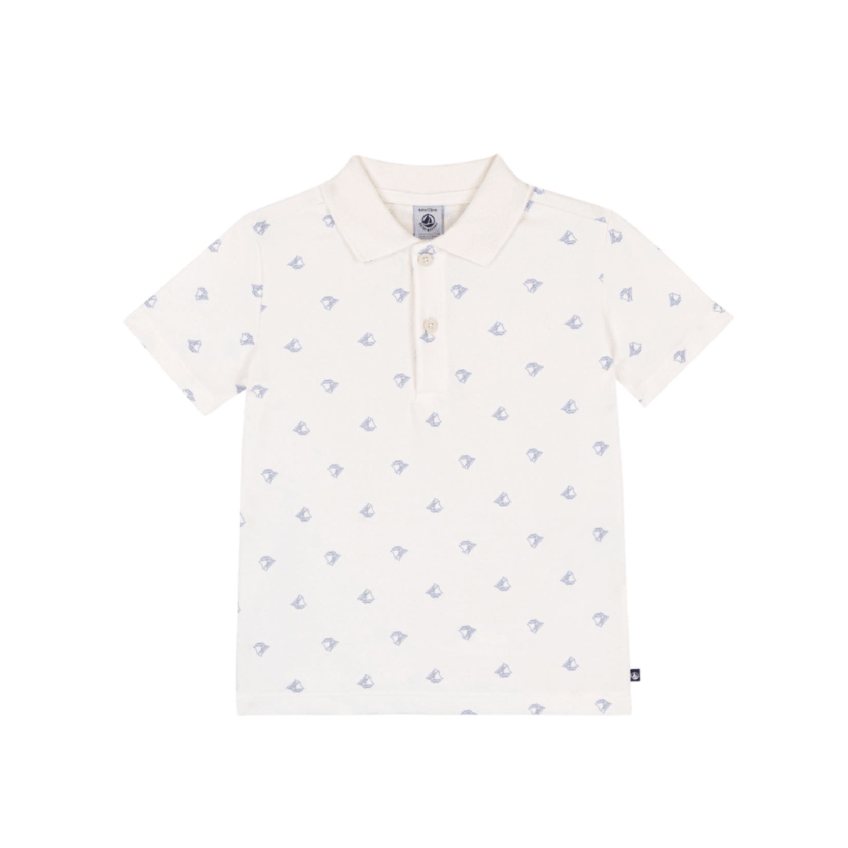 Petit Bateau POLO MARSHMALLOW/CREPUSCULE A0FTO