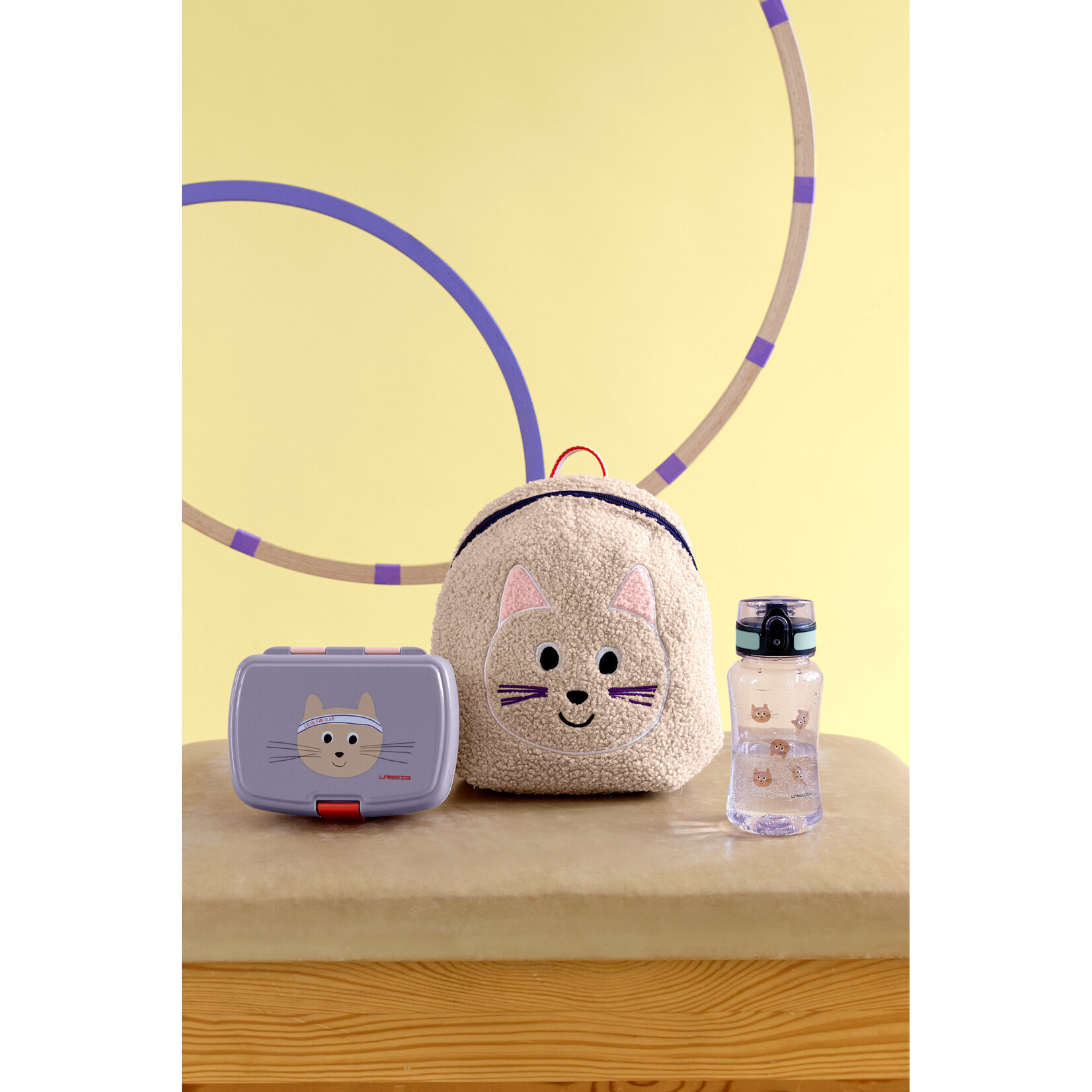 Lässig Drinking Bottle Tiny Team Cat