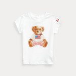 Ralph Lauren BEAR TEE-KNIT SHIRTS-T-SHIRT WHITE A