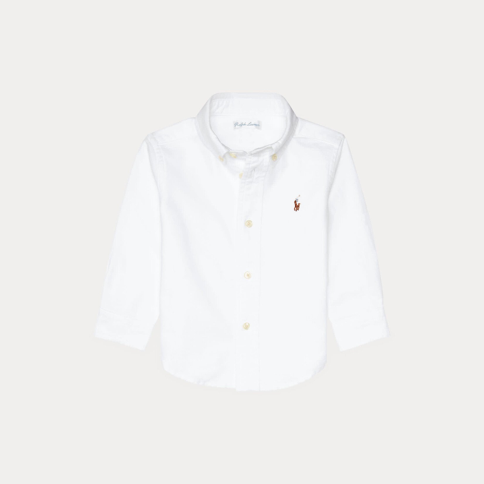 Ralph Lauren LS BD-TOPS-SHIRT WHITE