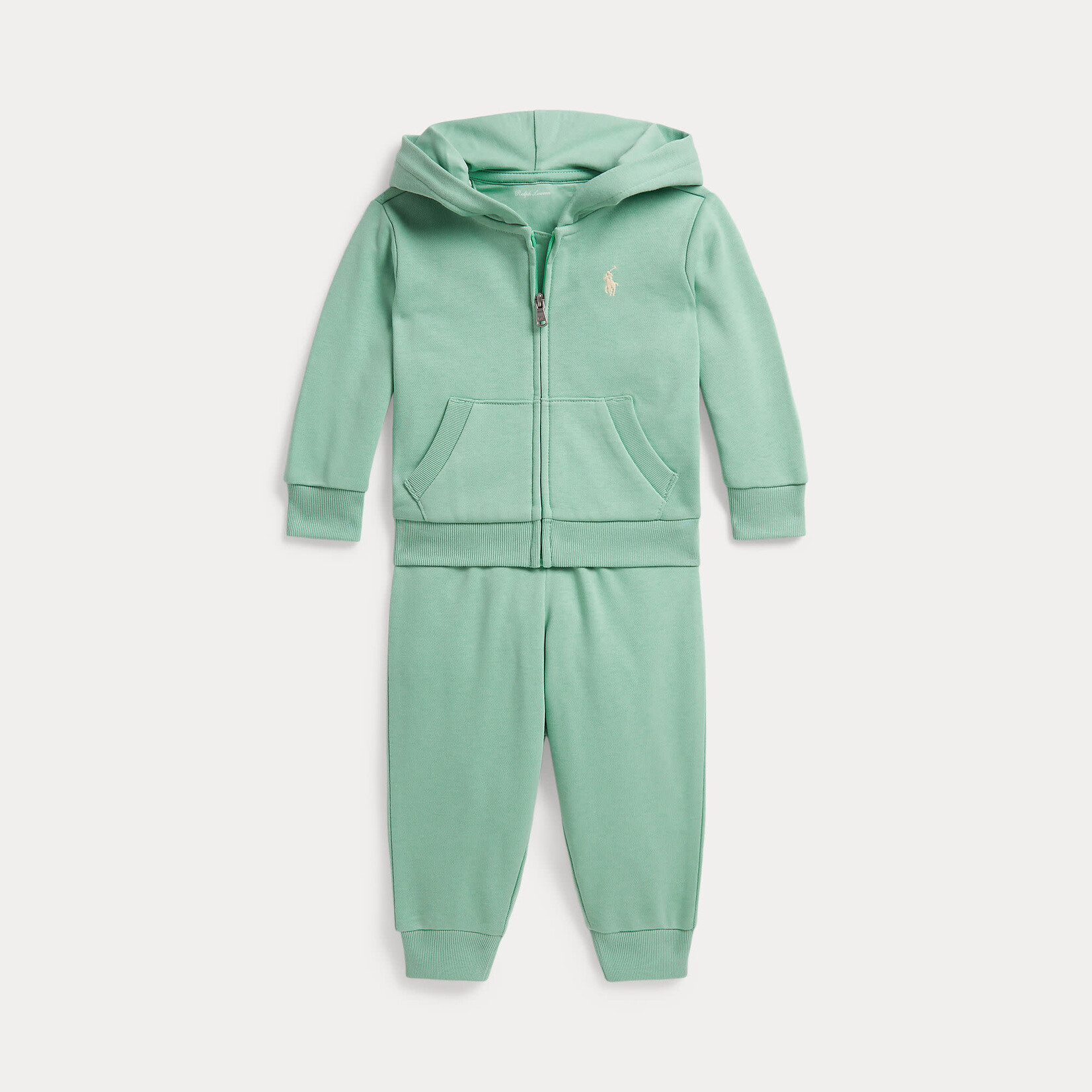 Ralph Lauren FZ BOY HU-SETS-PANT SET CELADON