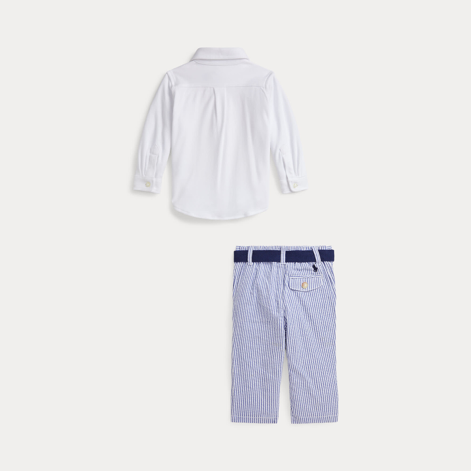 Ralph Lauren LSBD-SETS-PANT SET WHITE