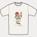 Ralph Lauren KNIT-T-SHIRT SP26 BEAR DECKWASH WHITE B