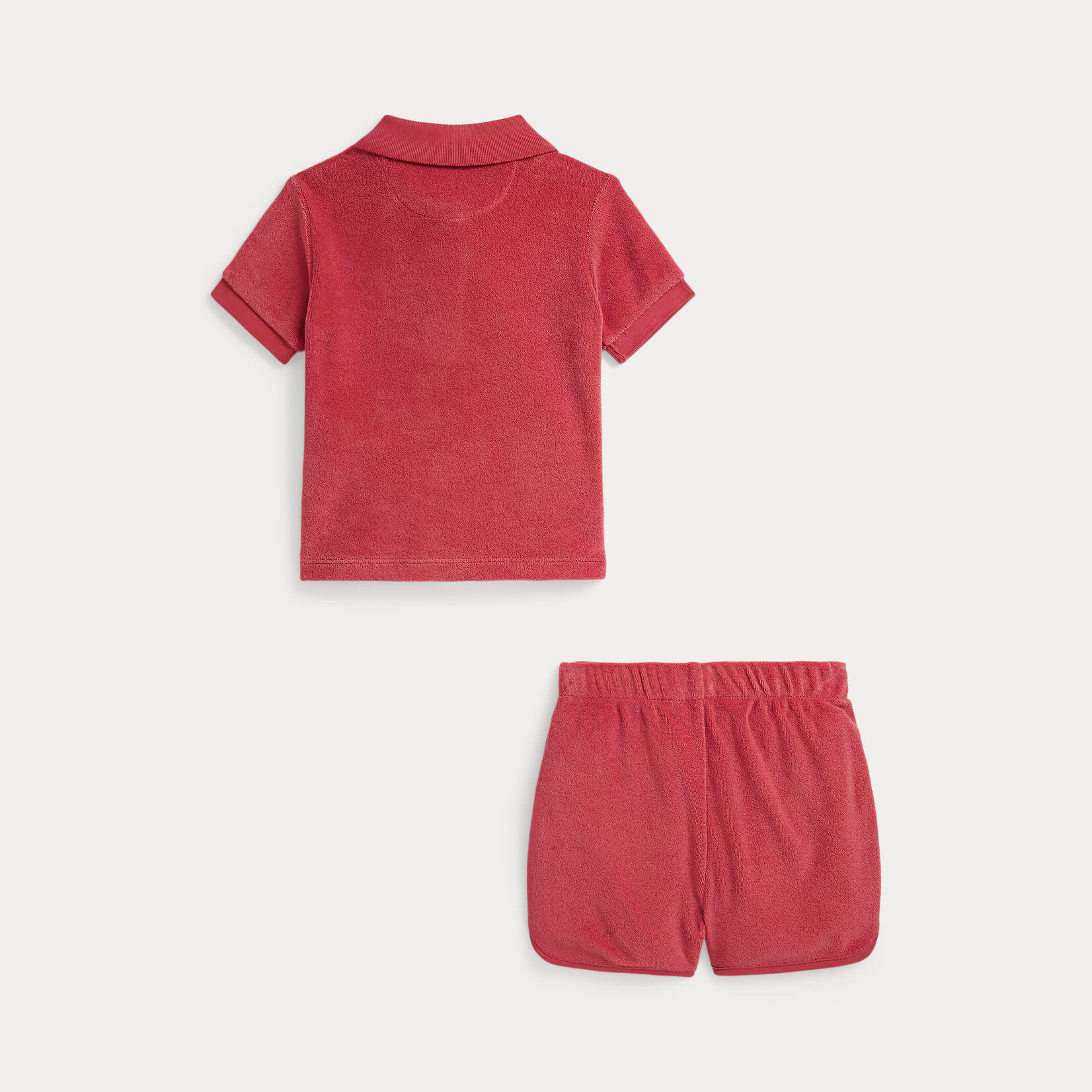 Ralph Lauren KNIT-SHORT SET-OUTFIT SET NANTUCKET RED