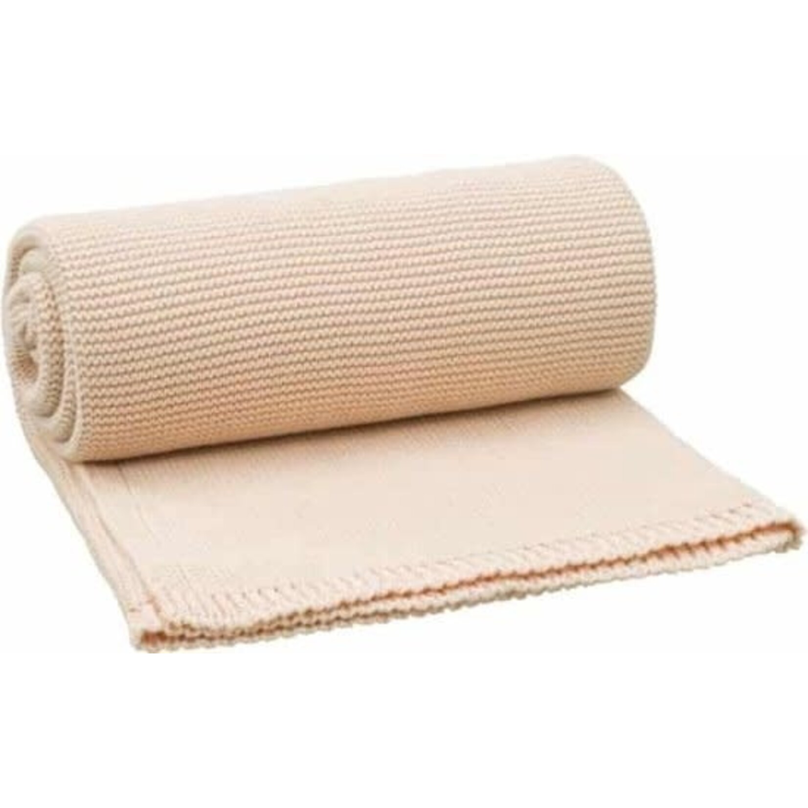 Fresk Gebreide deken 80 x 100 cm uni Dusty pink