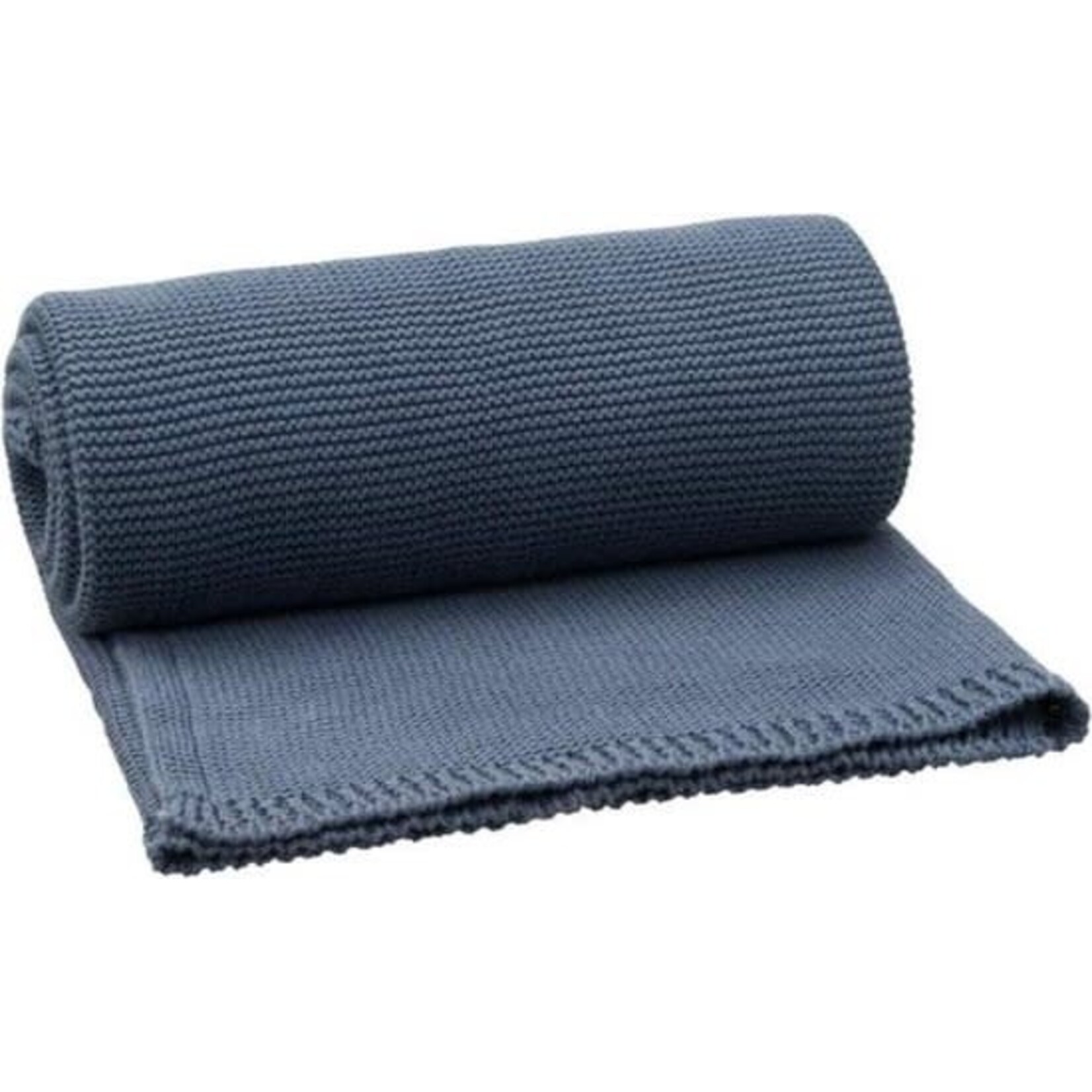 Fresk Gebreide deken 80 x 100 cm uni Ink blue