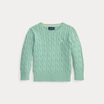 Ralph Lauren LS CABLE CN-TOPS-SWEATER CELADON/C1168