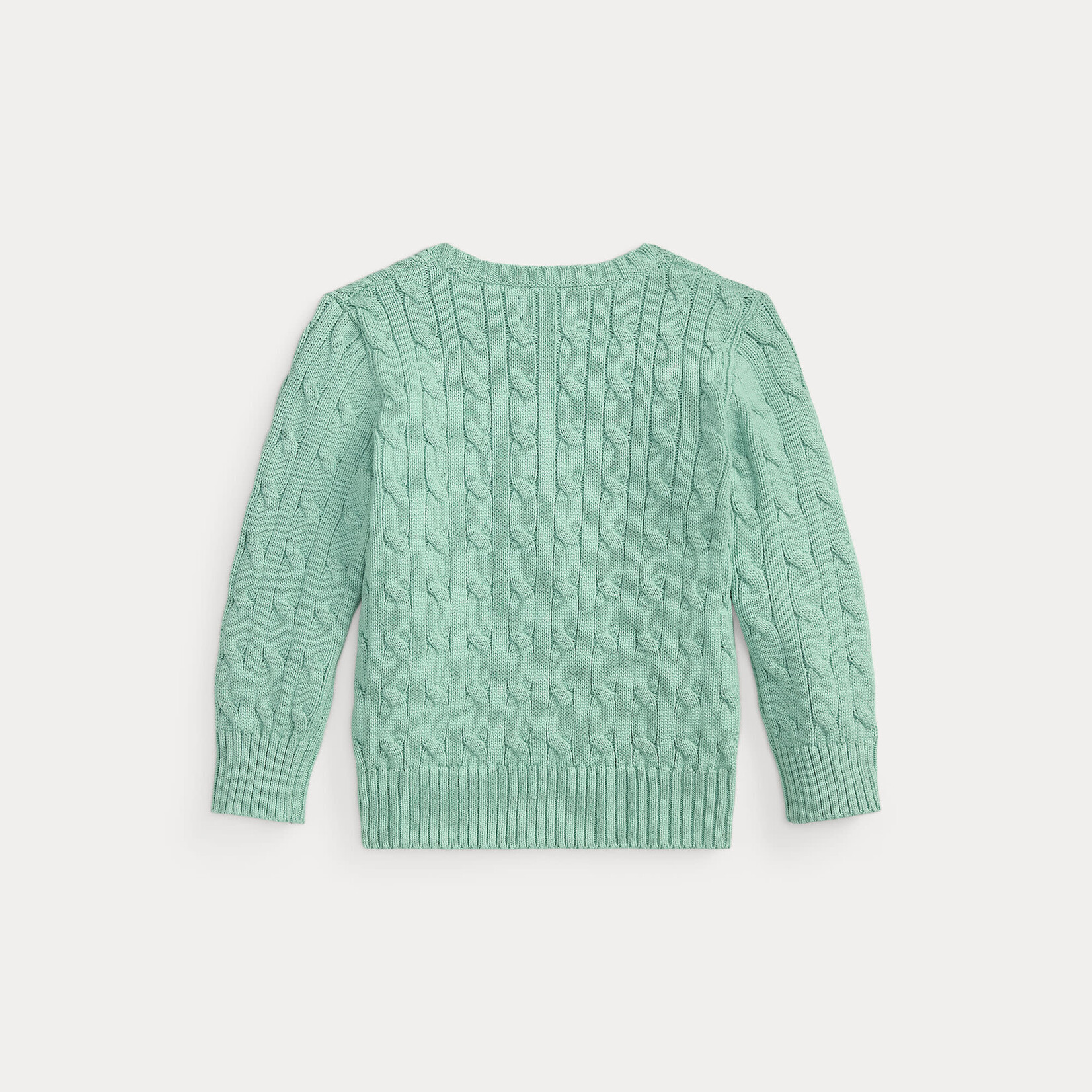Ralph Lauren LS CABLE CN-TOPS-SWEATER CELADON/C1168