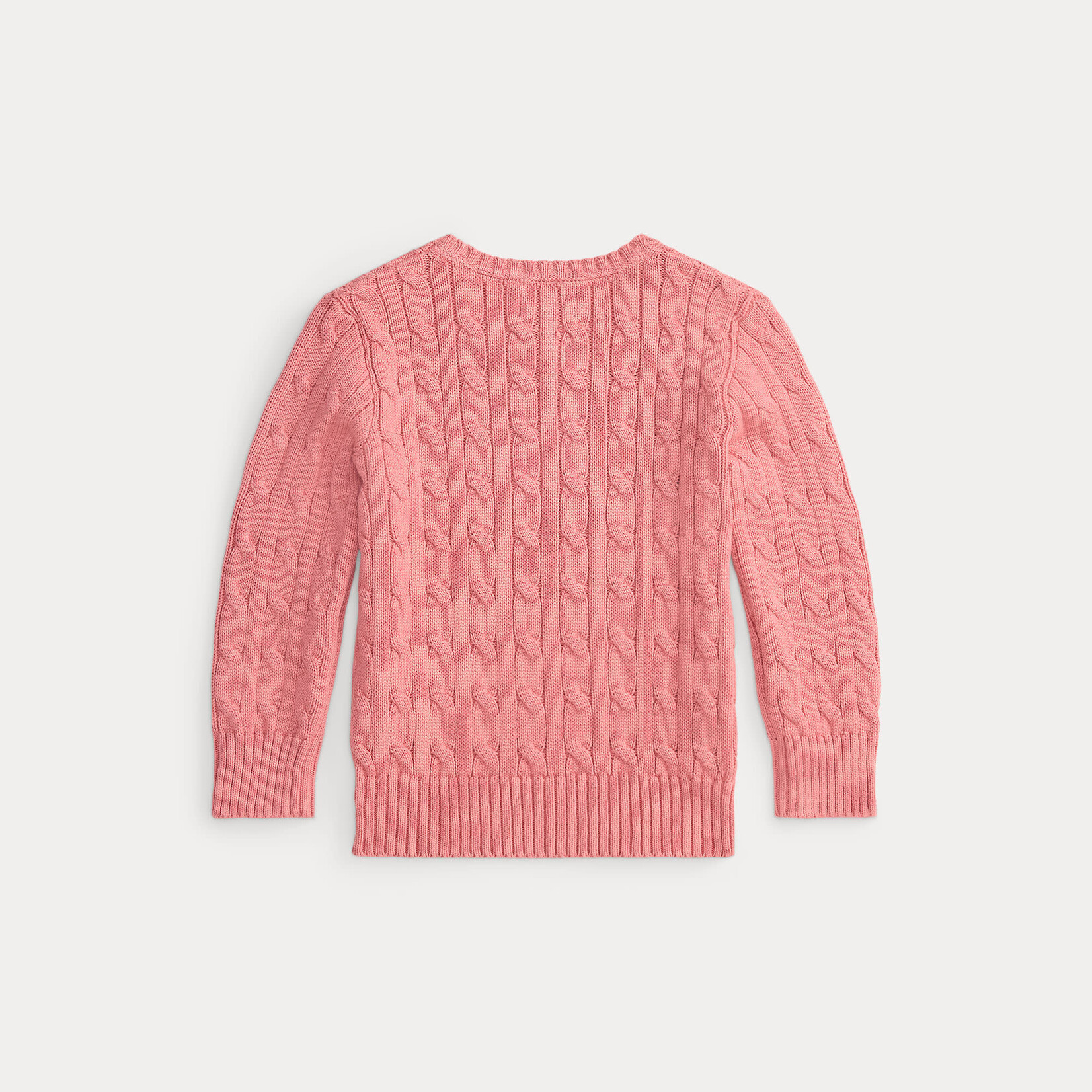 Ralph Lauren LS CABLE CN-TOPS-SWEATER DESERT ROSE/C1168