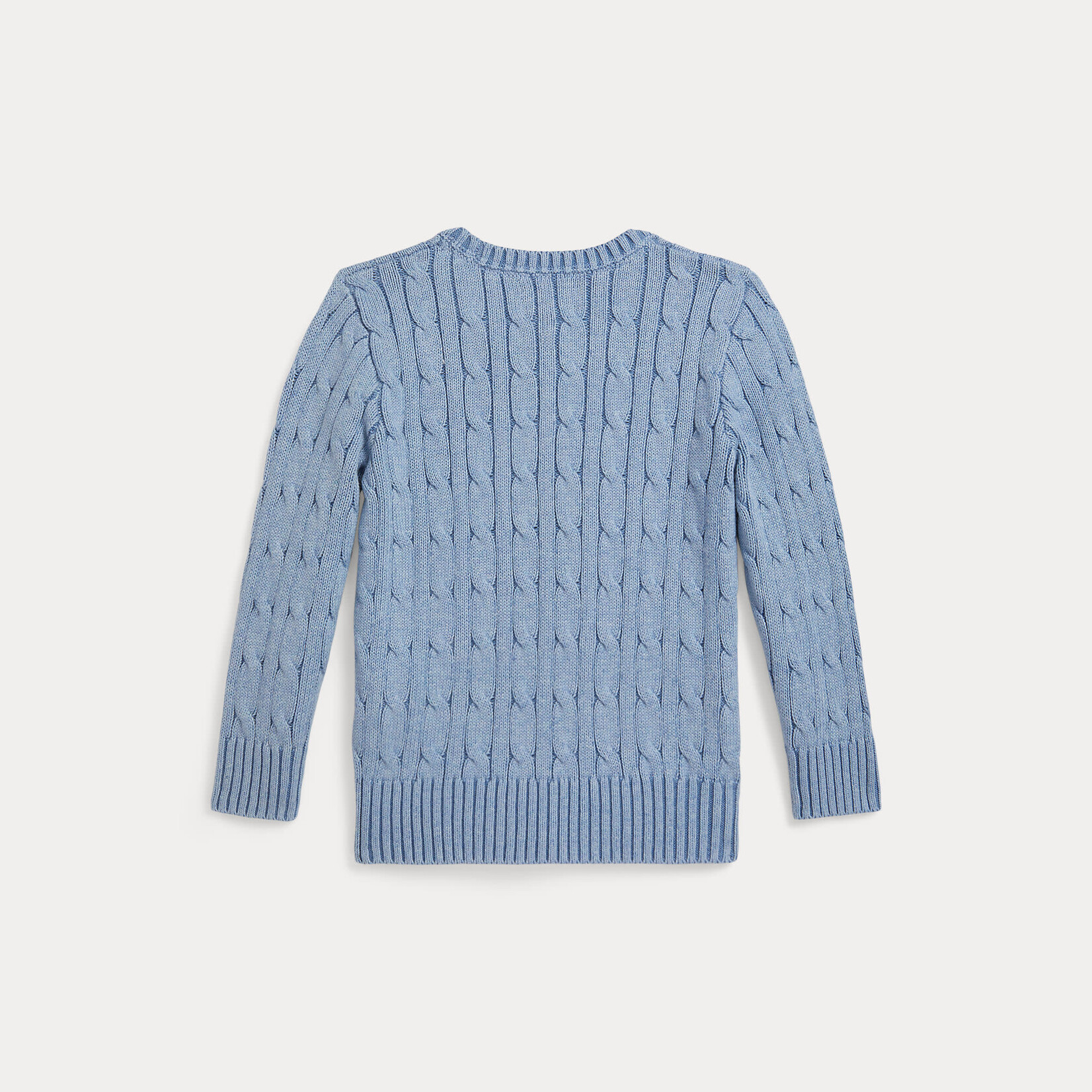 Ralph Lauren LS CABLE CN-TOPS-SWEATER BLUE HEATHER/C7110
