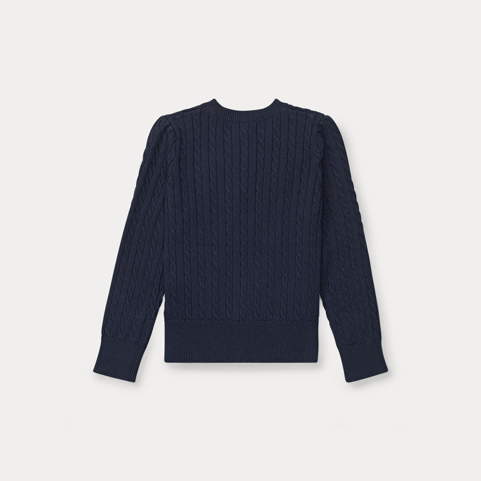 Ralph Lauren MINI CABLE-TOPS-SWEATER_32/2 COTTON_HUNTER NAVY