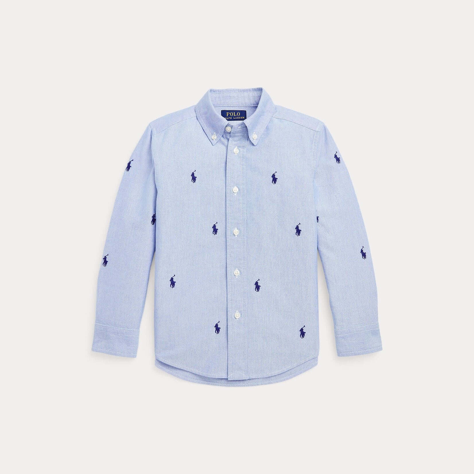 Ralph Lauren CLBDPPC-SHIRTS-SPORT SHIRT BSR BLUE WITH AOE PP