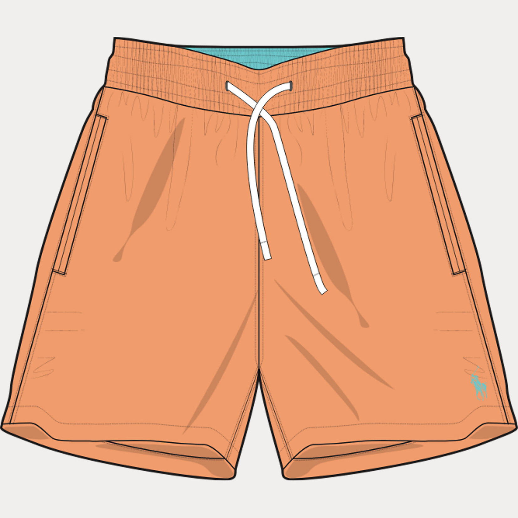 Ralph Lauren TRAVELER SHO-SWIMWEAR-TRUNK POPPY/C7279