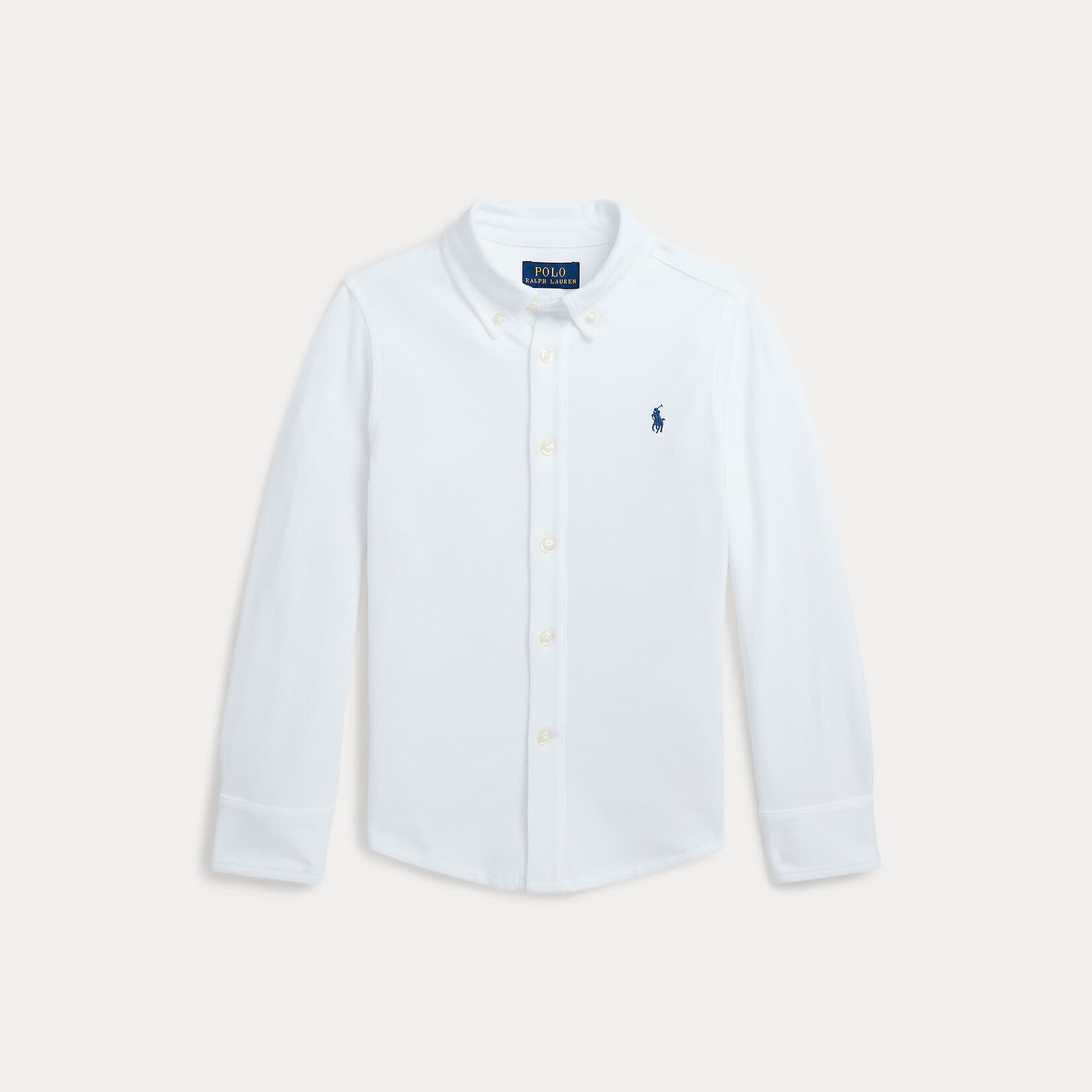 Ralph Lauren LS FB CS M5-SHIRTS-SPORT SHIRT WHITE