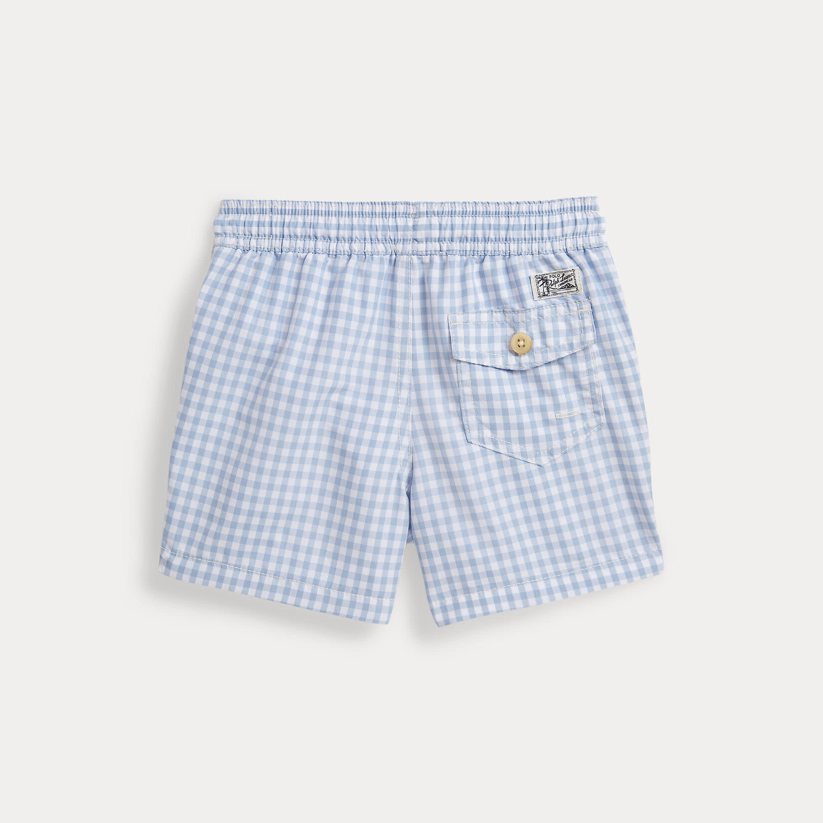 Ralph Lauren TRAVLR SHORT-SWIMWEAR-TRUNK ESTATE BLUE GINGHAM