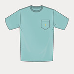 Ralph Lauren SS PKT TEE-KNIT SHIRTS-T-SHIRT CRYSTAL BLUE