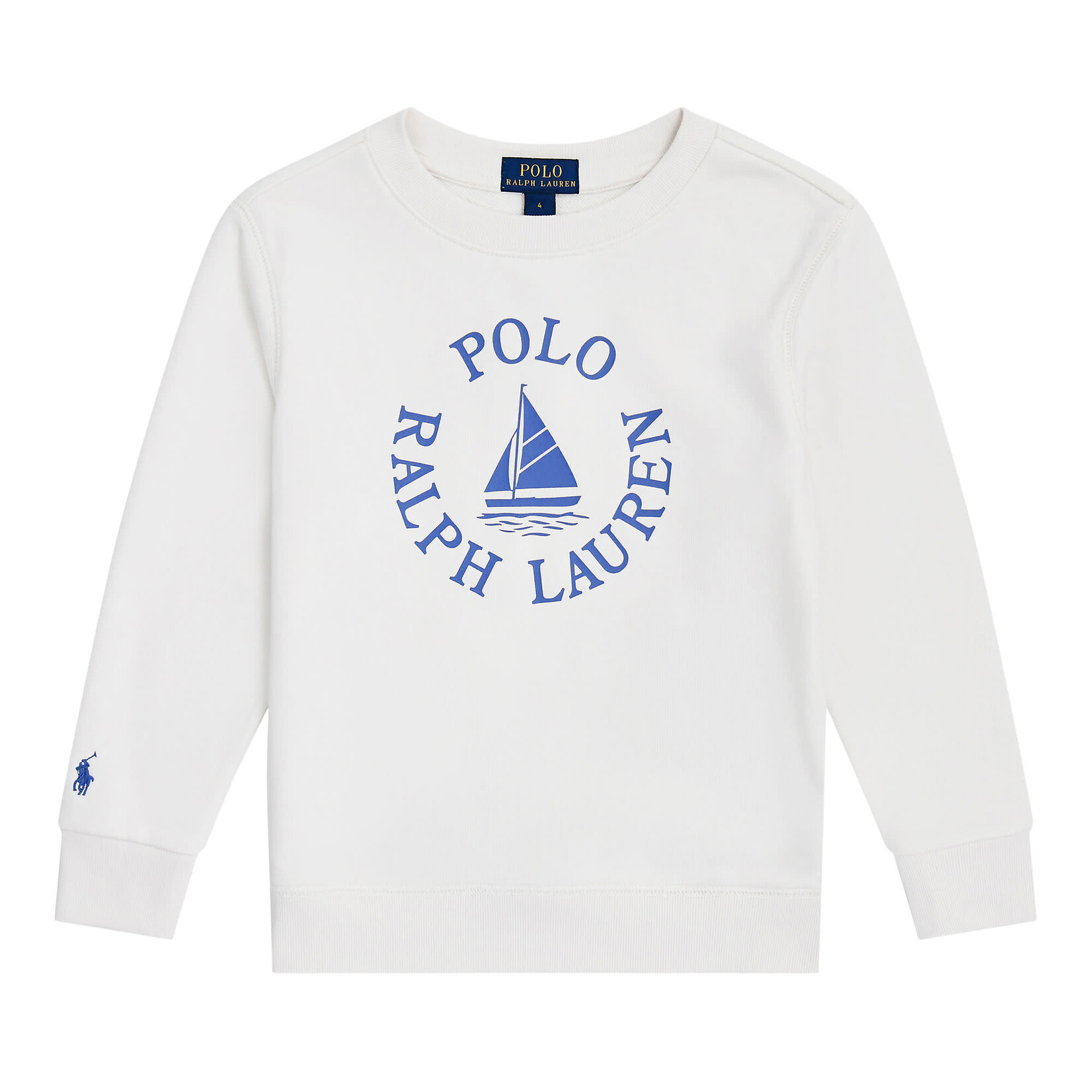 Ralph Lauren KNIT-PULLOVER-SWEATSHIRT DECKWASH WHITE