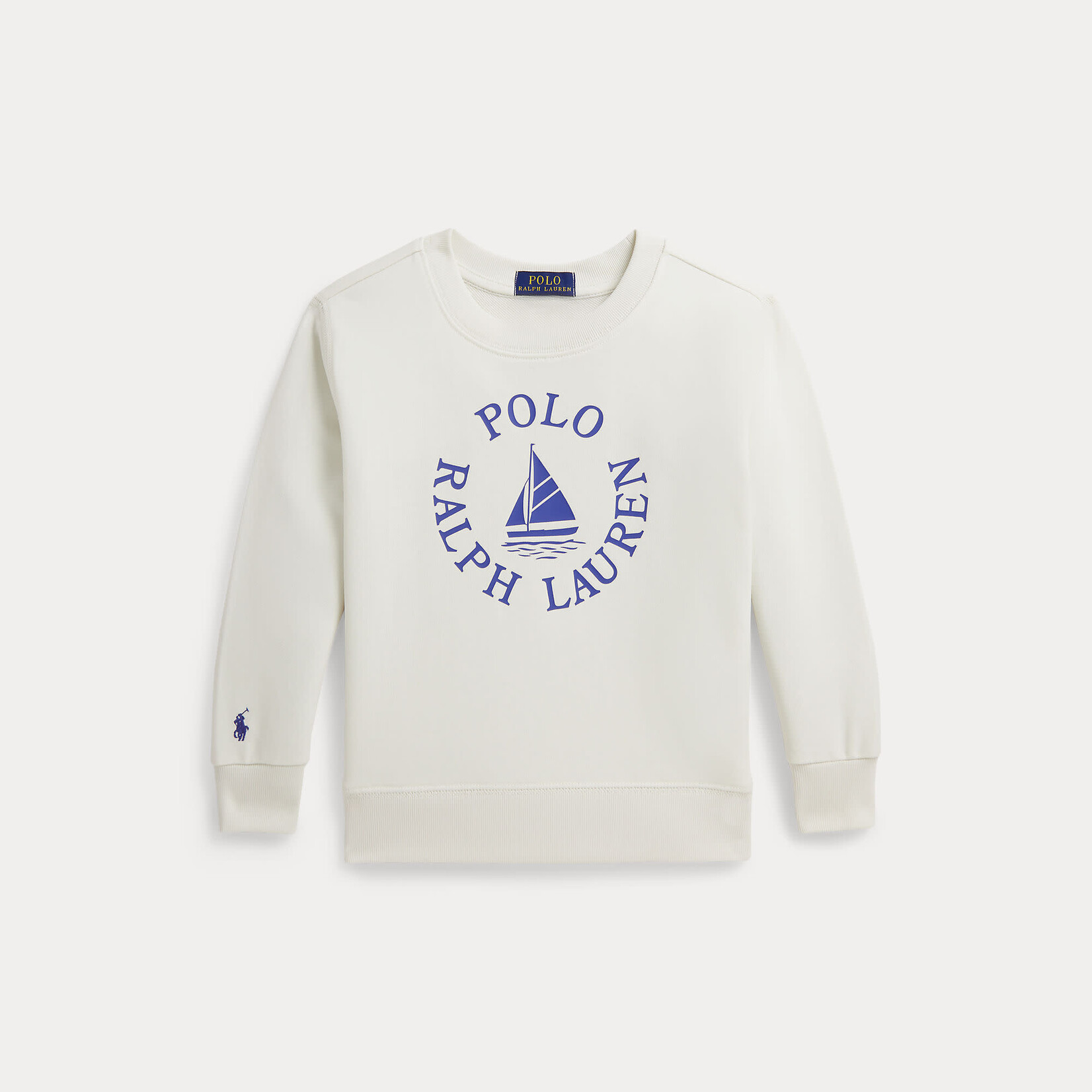 Ralph Lauren KNIT-PULLOVER-SWEATSHIRT DECKWASH WHITE