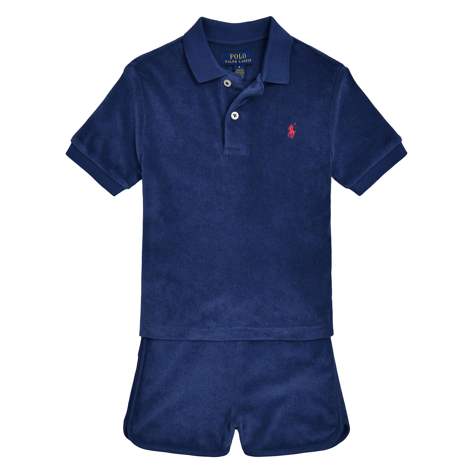 Ralph Lauren KNIT-SHORT SET-OUTFIT SET LIGHT NAVY