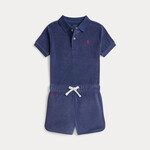 Ralph Lauren KNIT-SHORT SET-OUTFIT SET LIGHT NAVY