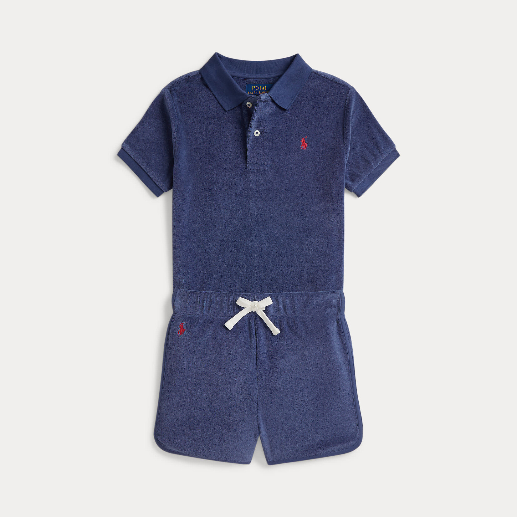 Ralph Lauren KNIT-SHORT SET-OUTFIT SET LIGHT NAVY