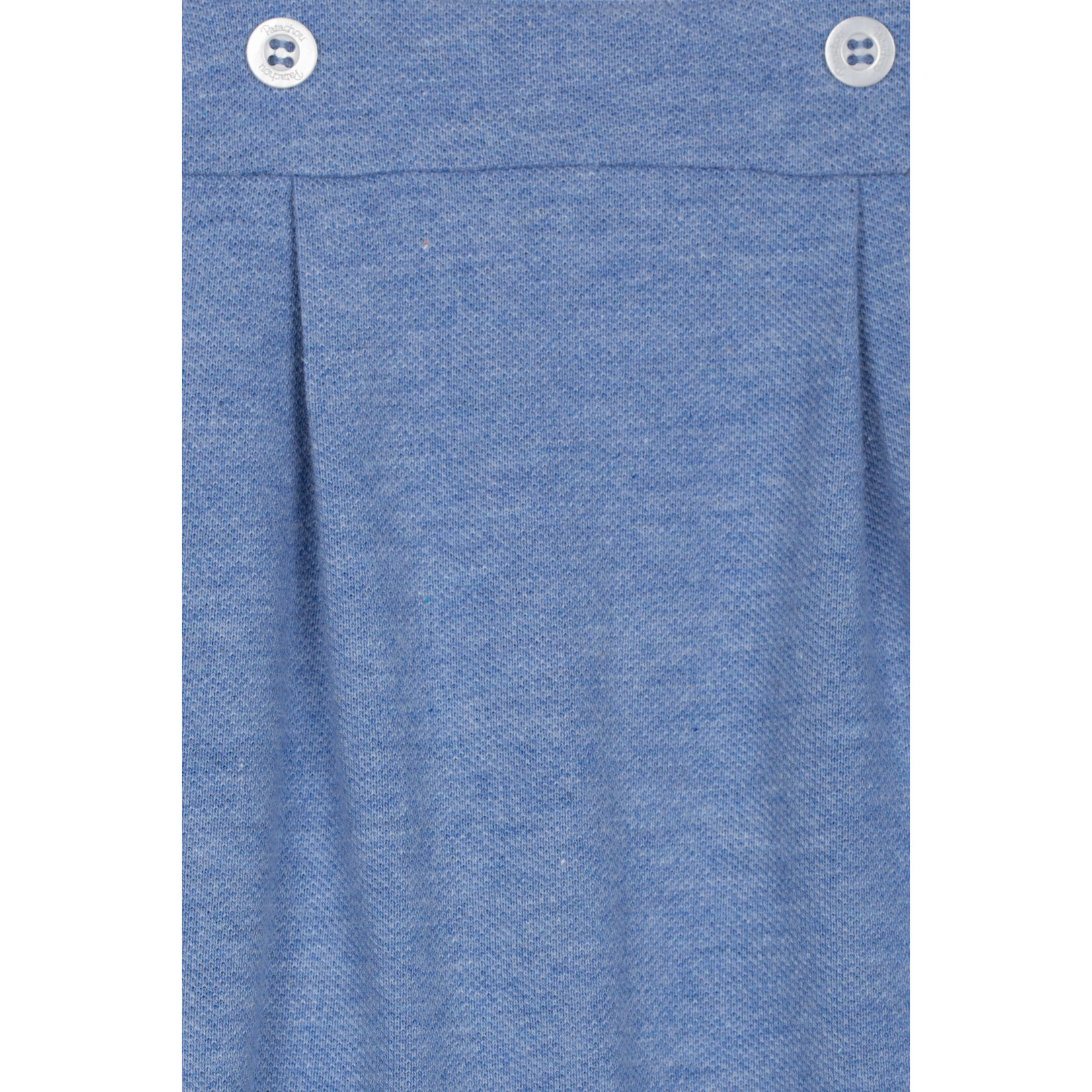 Patachou CONJUNTO T-SHIRT + MACACÃO - NEWBORN TRUE BLUE -  VERÃO 2026 PALE MELANGE BLUE S24-45