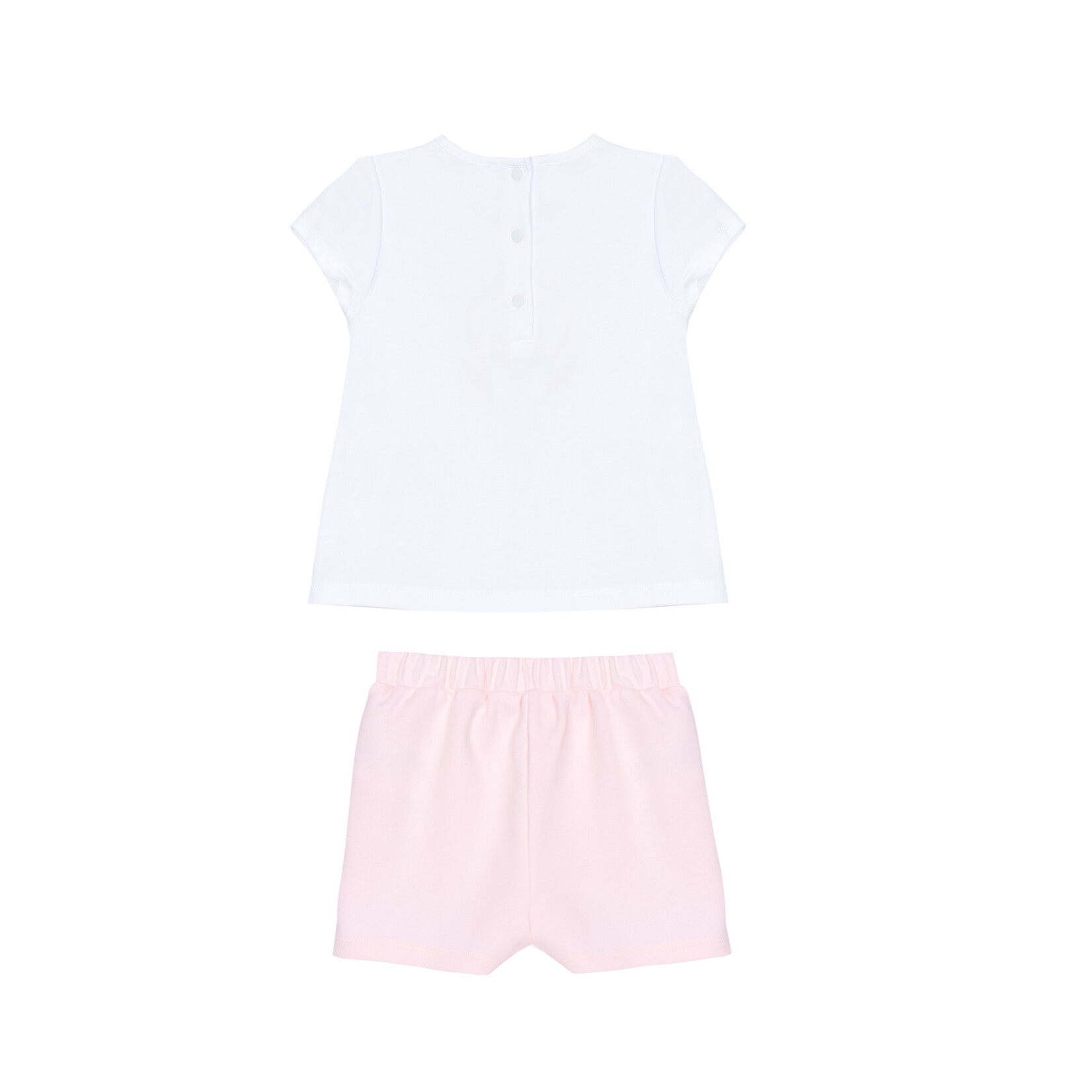 Patachou CONJUNTO - T-SHIRT+CALÇÃO - MINI GIRL PALE PINK - VERÃO 2026 PALE PINK