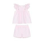 Patachou CONJUNTO - MINI GIRL LIBERTY - VERÃO 2026 PINK STRIPES S26-34