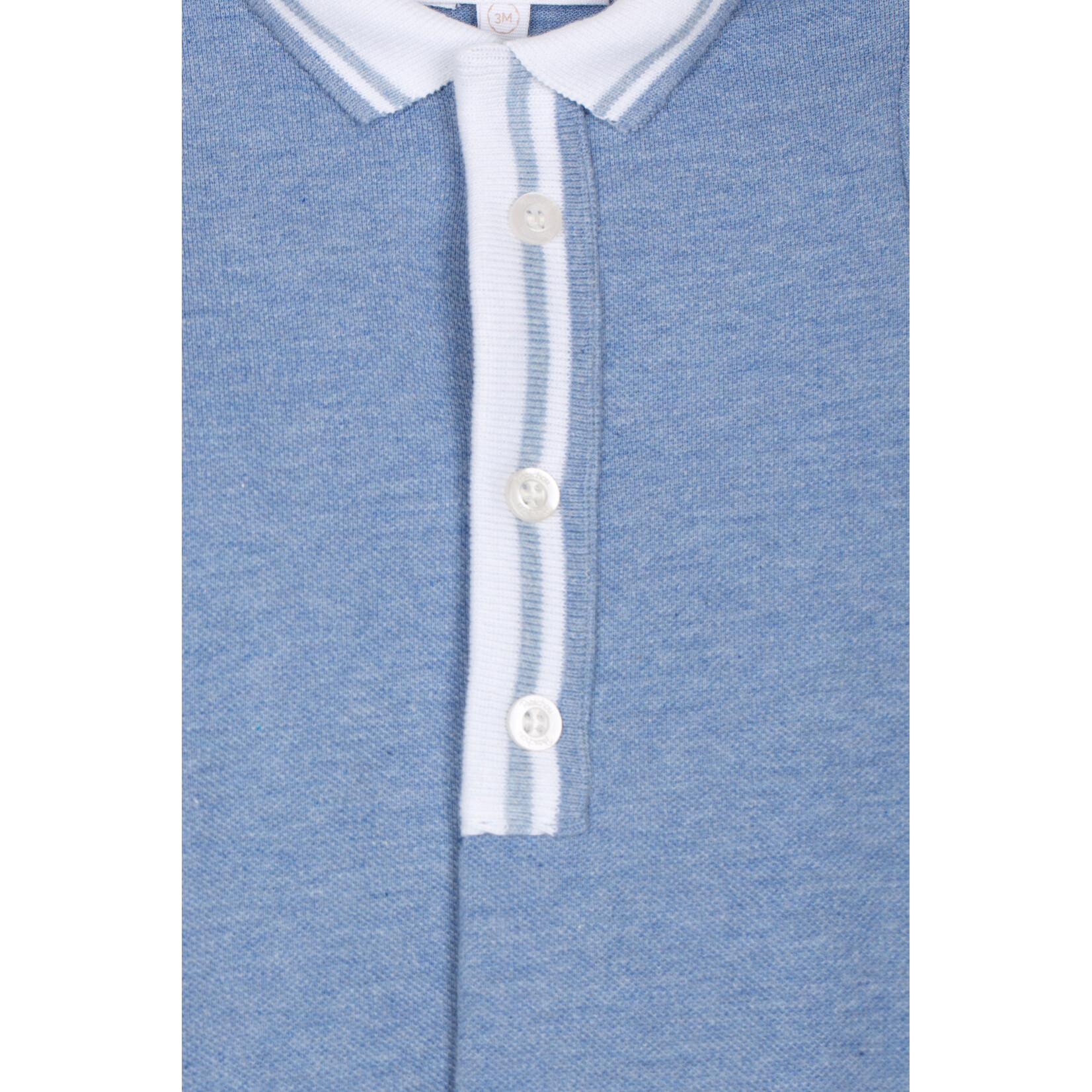 Patachou BABYGROW  - NEWBORN TRUE BLUE - VERÃO 2026 PALE MELANGE BLUE S24-45