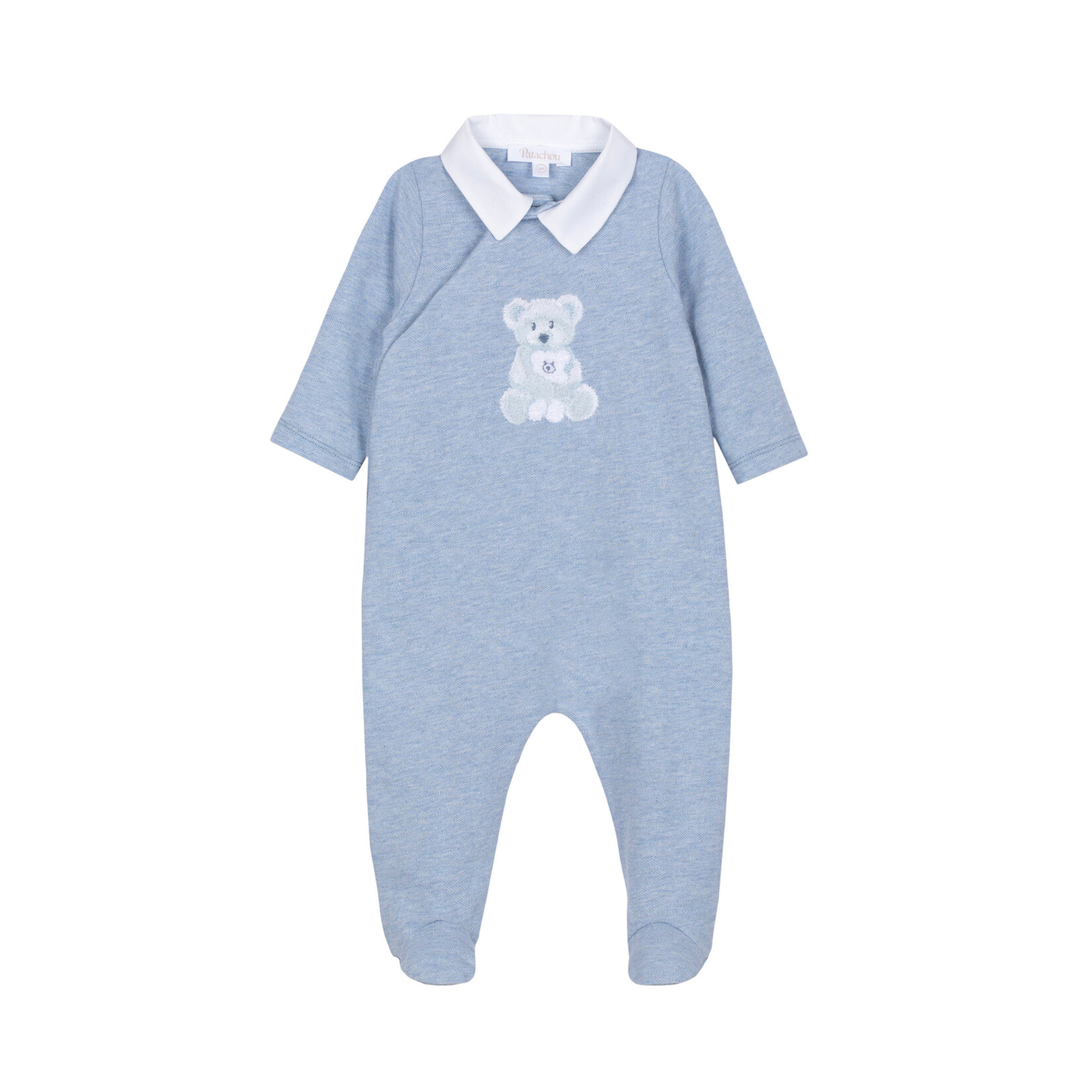 Patachou BABYGROW - NEWBORN TRUE BLUE - VERÃO 2026 LIGHT BLUE INDIGO S23-45
