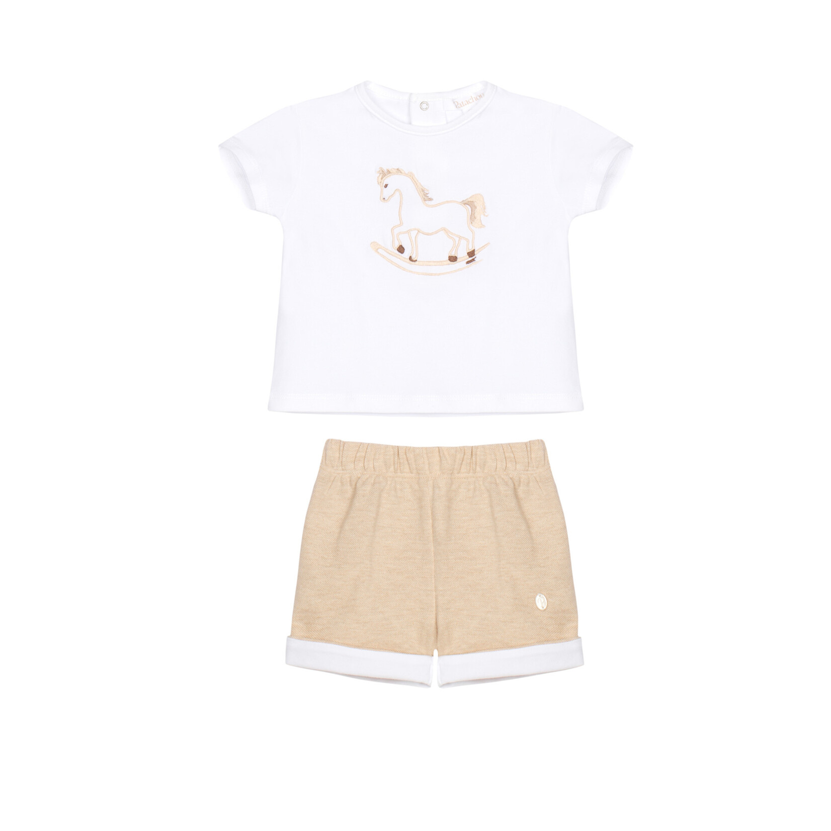Patachou CONJUNTO - NEWBORN NATURE -VERÃO 2026 BEIGE