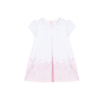 Patachou VESTIDO - MINI GIRL PALE PINK - VERÃO 2026 FLORAL LINES PINK S26-9