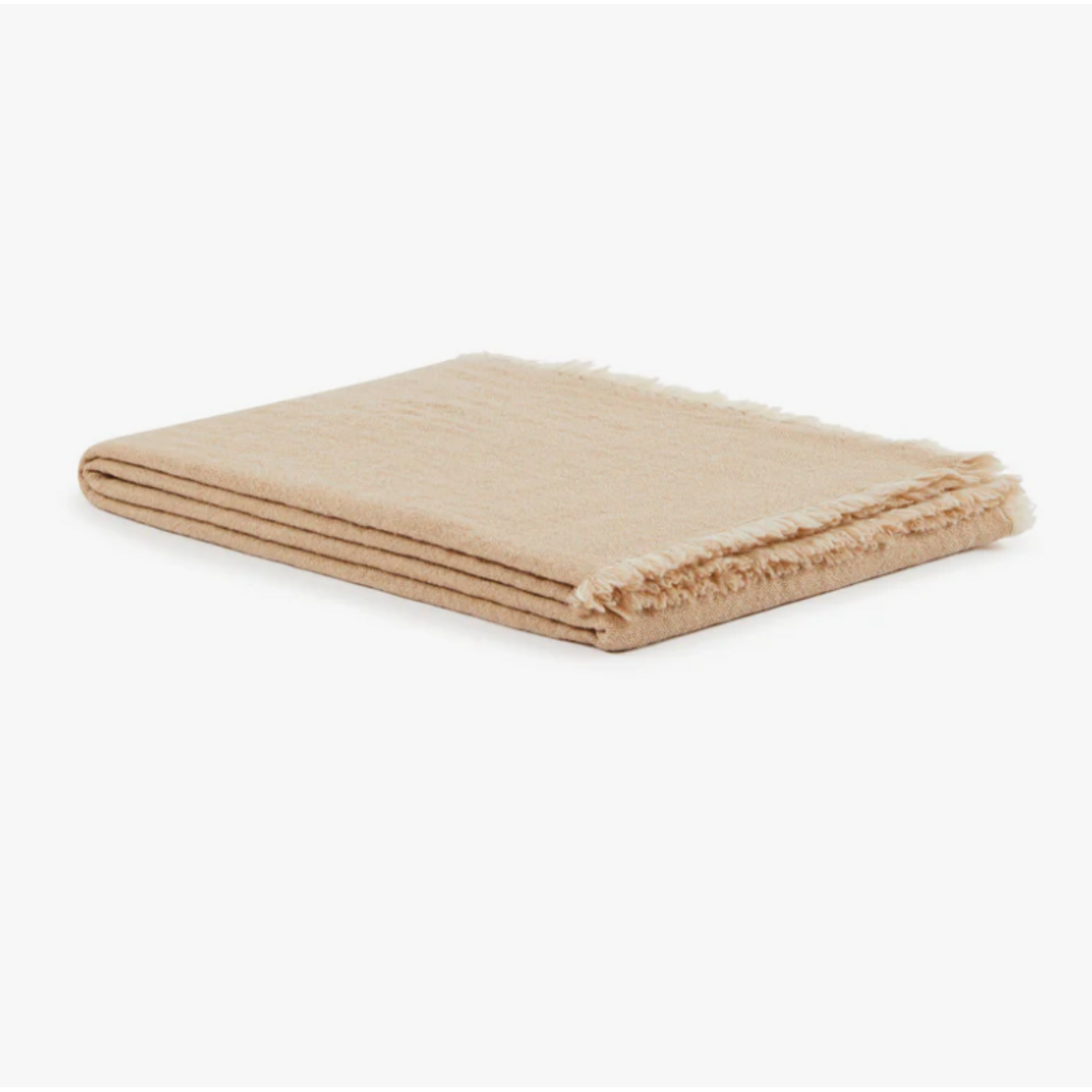 Lanerossi Zebio Blanket in Pure Merino Wool beige (130x180cm)