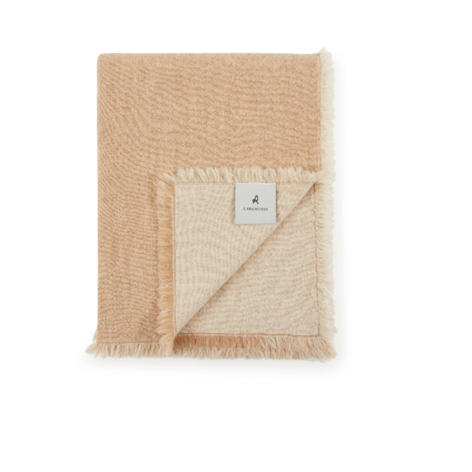 Lanerossi Zebio Blanket in Pure Merino Wool beige (130x180cm)