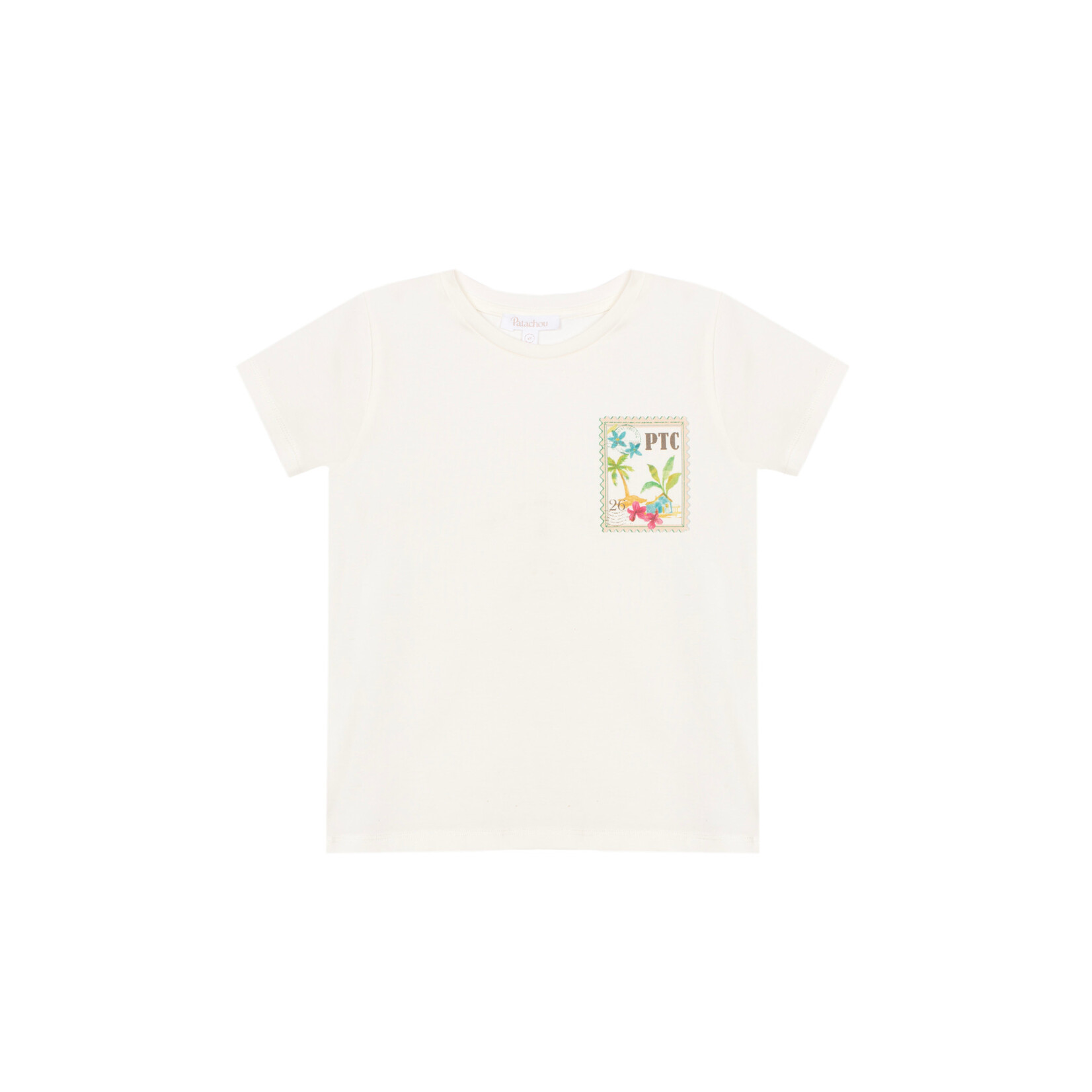 Patachou T-SHIRT MENINO - BOY SWIMWEAR- VERÃO 2026 ECRU