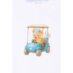 Patachou T-SHIRT - MINI BOY SOFT BLUE - VERÃO 2026 WHITE