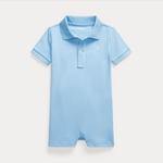 Ralph Lauren POLO SHORTAL-ONE PIECE-SHORTALL-BLUE LAGOON