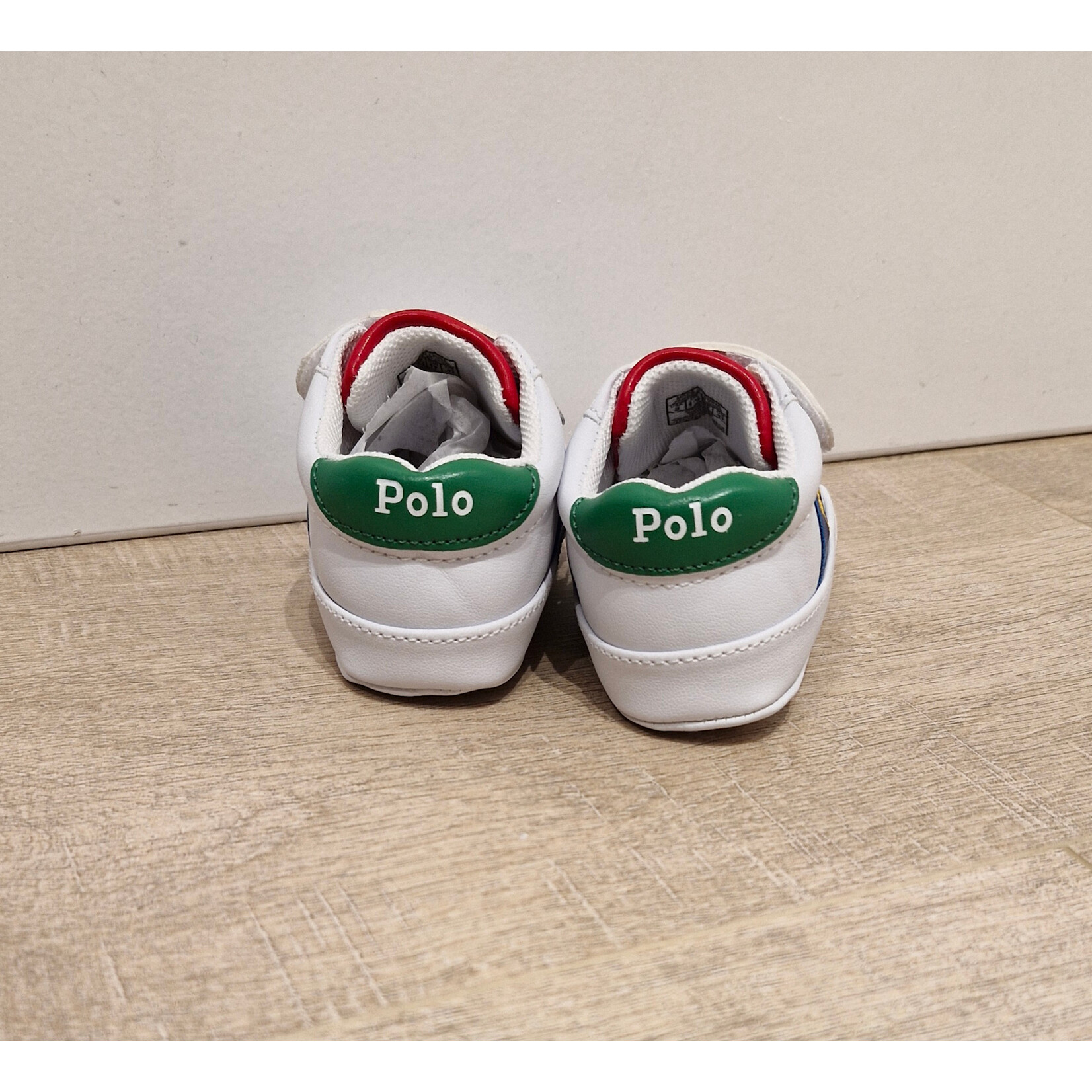 Ralph Lauren Sneaker RYLEY PS LAYETTE WHITE TUMBLED /ROYAL MULTI/G