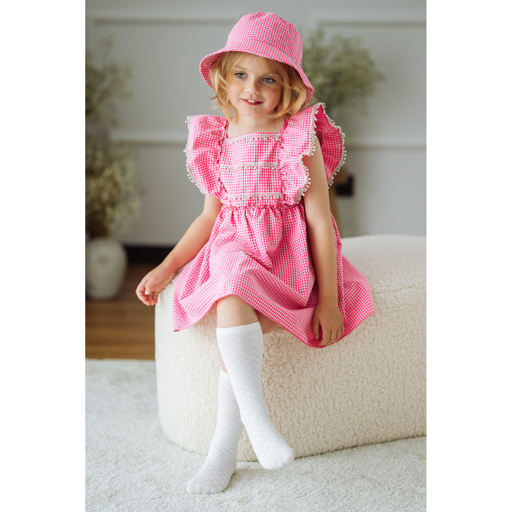 Jamiks SANDRELLE roze geruit