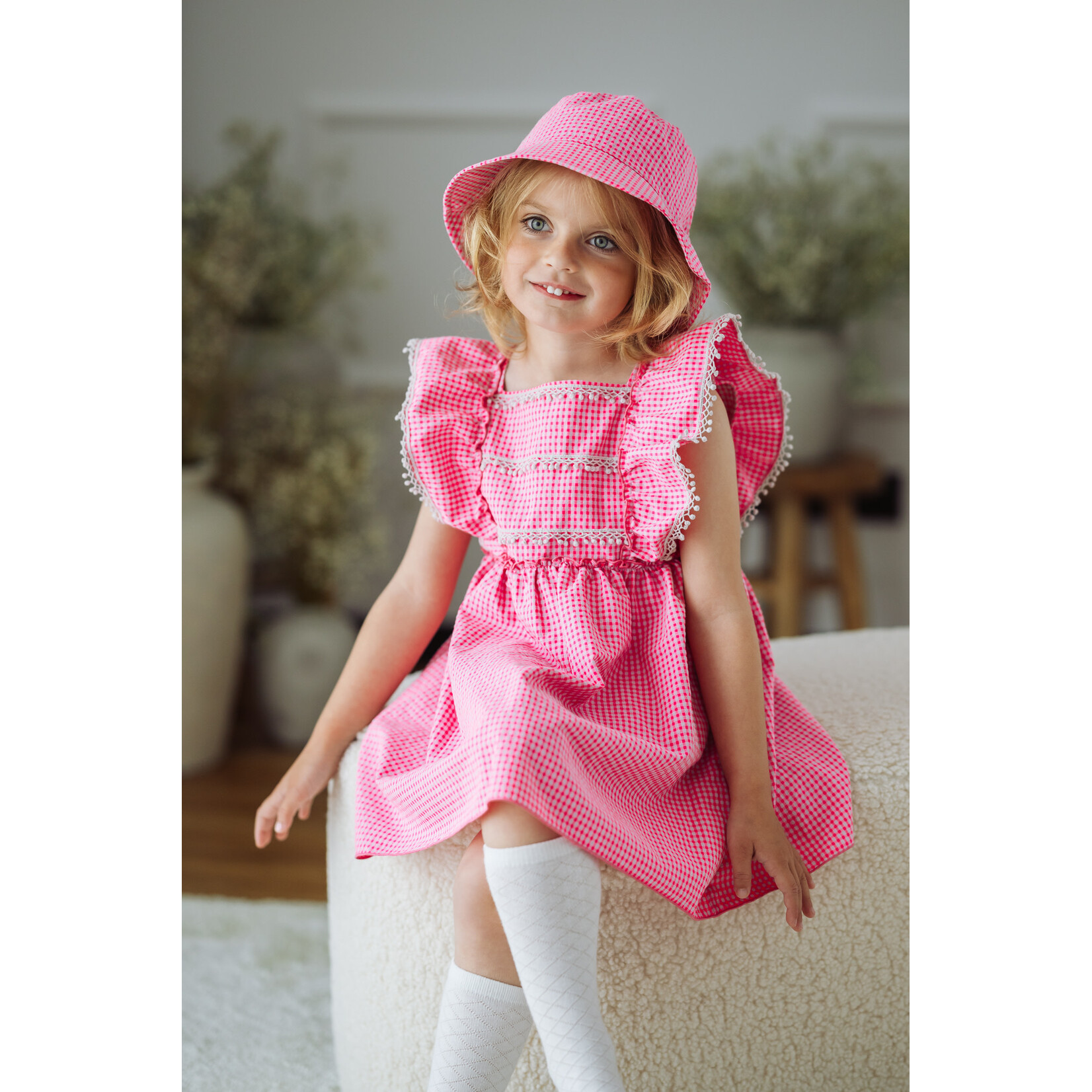 Jamiks SANDRELLE roze geruit