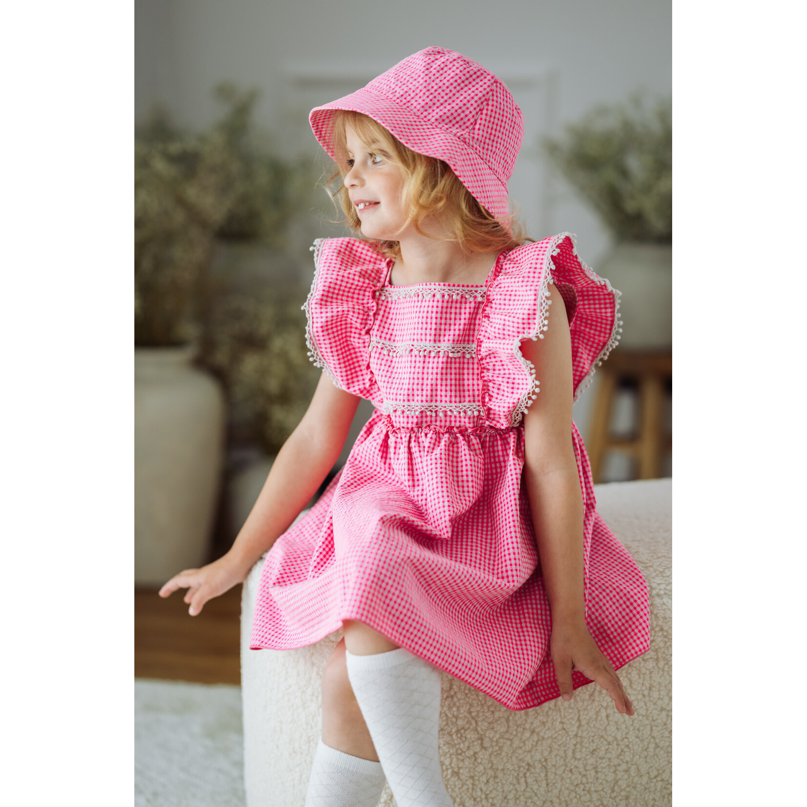 Jamiks SANDRELLE roze geruit