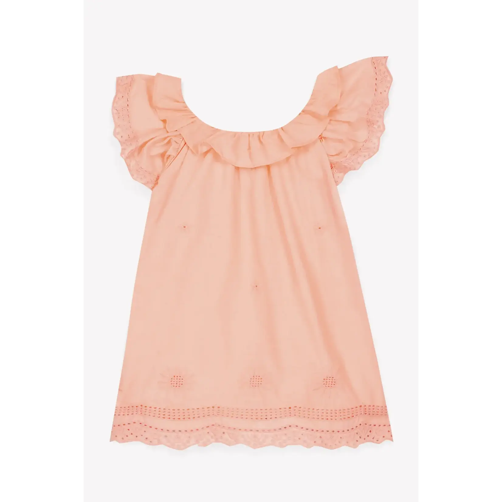 Bonton Paris ROBE ANNA Robe Manches courtes ROSE SUNSET