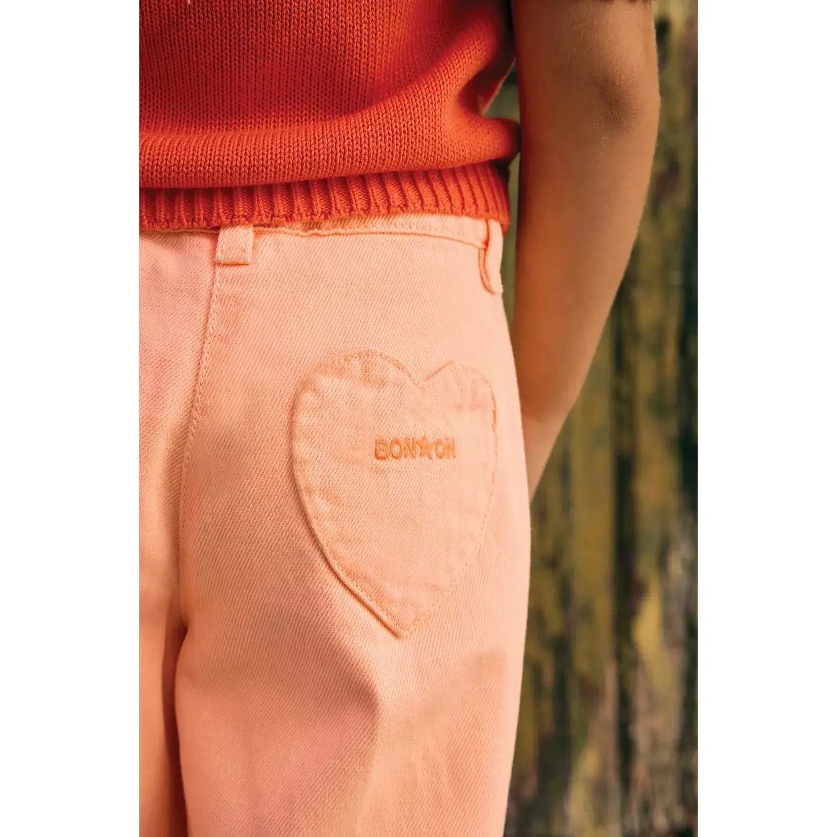 Bonton Paris PANTALON LAKIKO PANTALON ROSE SUNSET