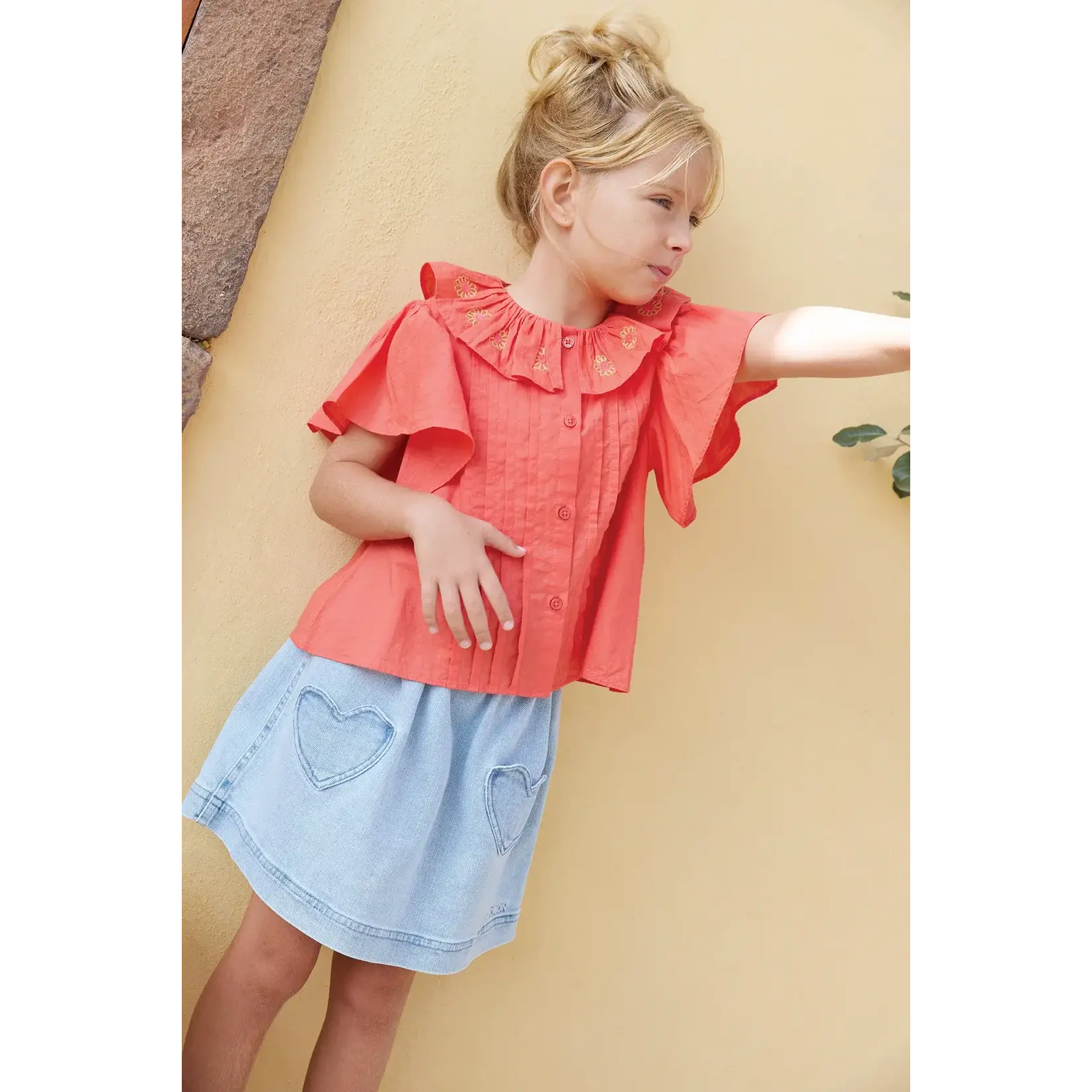 Bonton Paris CHEMISE NANCY CHEMISE ROSE AMOR