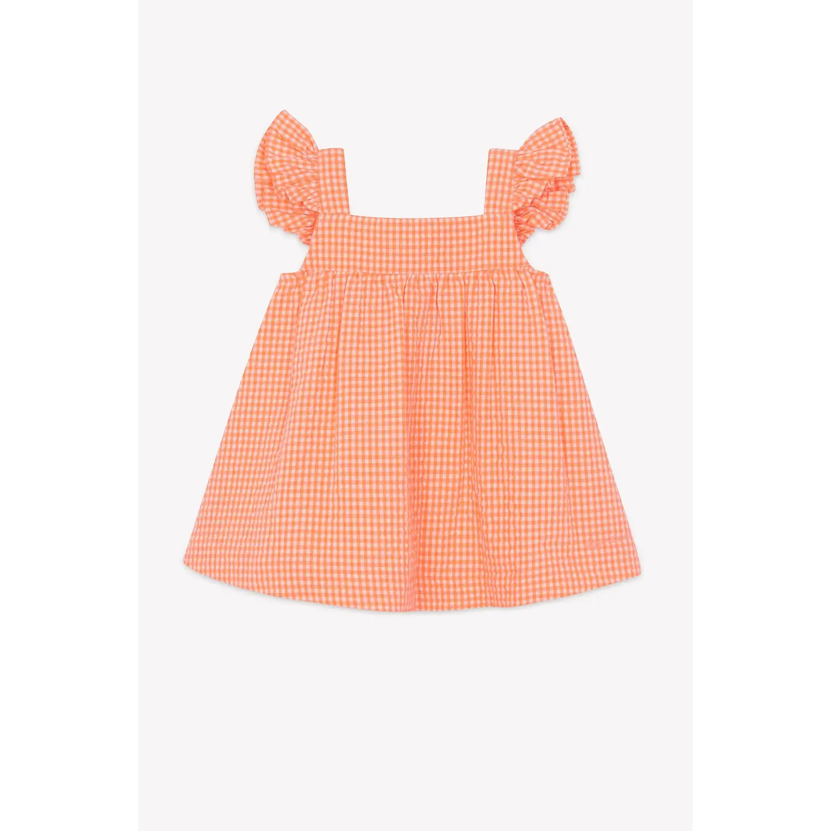 Bonton Paris ROBE NADINE Robe sans manche CARREAU FLUO